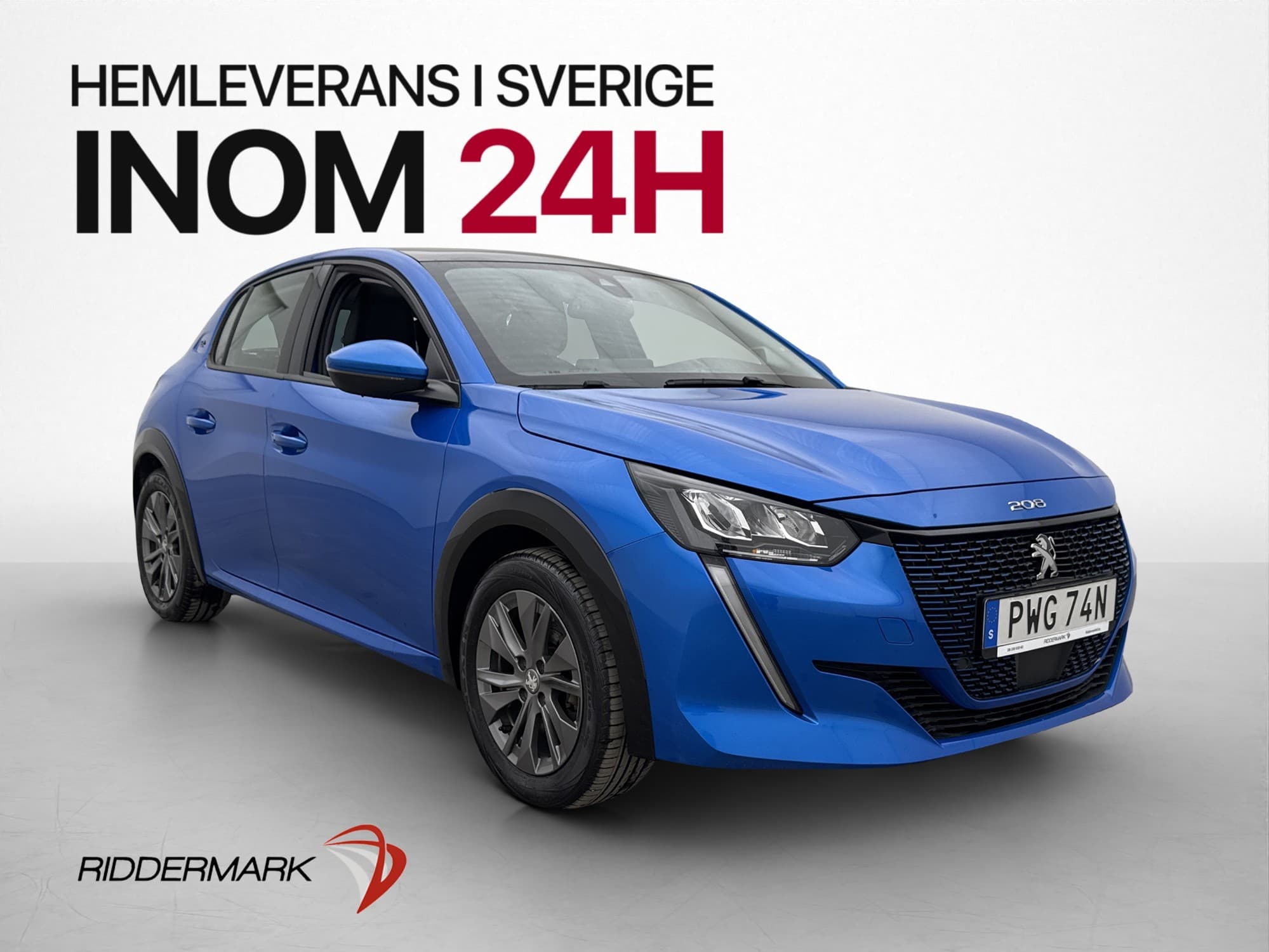 Peugeot E-208 136hk Allure Pano Halvskinn Carplay