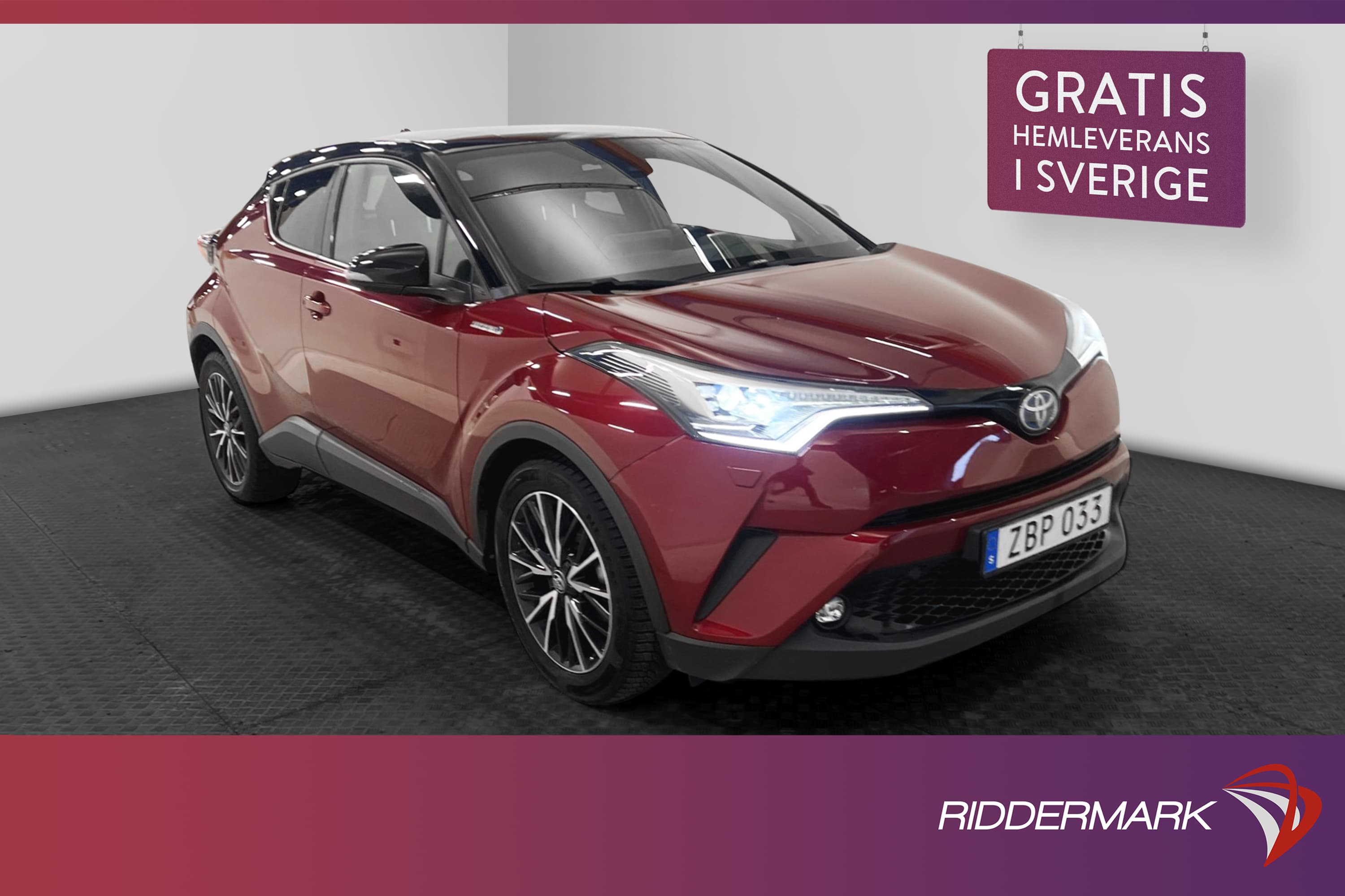 Toyota C-HR Hybrid CVT 122hk