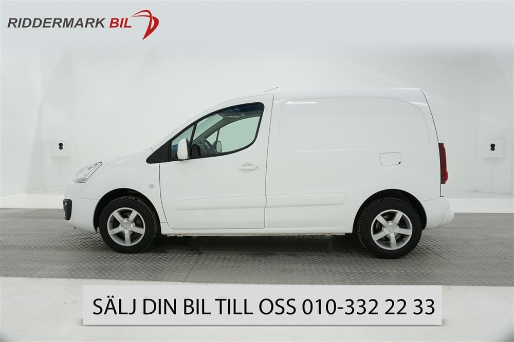 Peugeot Partner 1.6 BlueHDI 100hk 3-sits Pro-Pack Drag Moms
