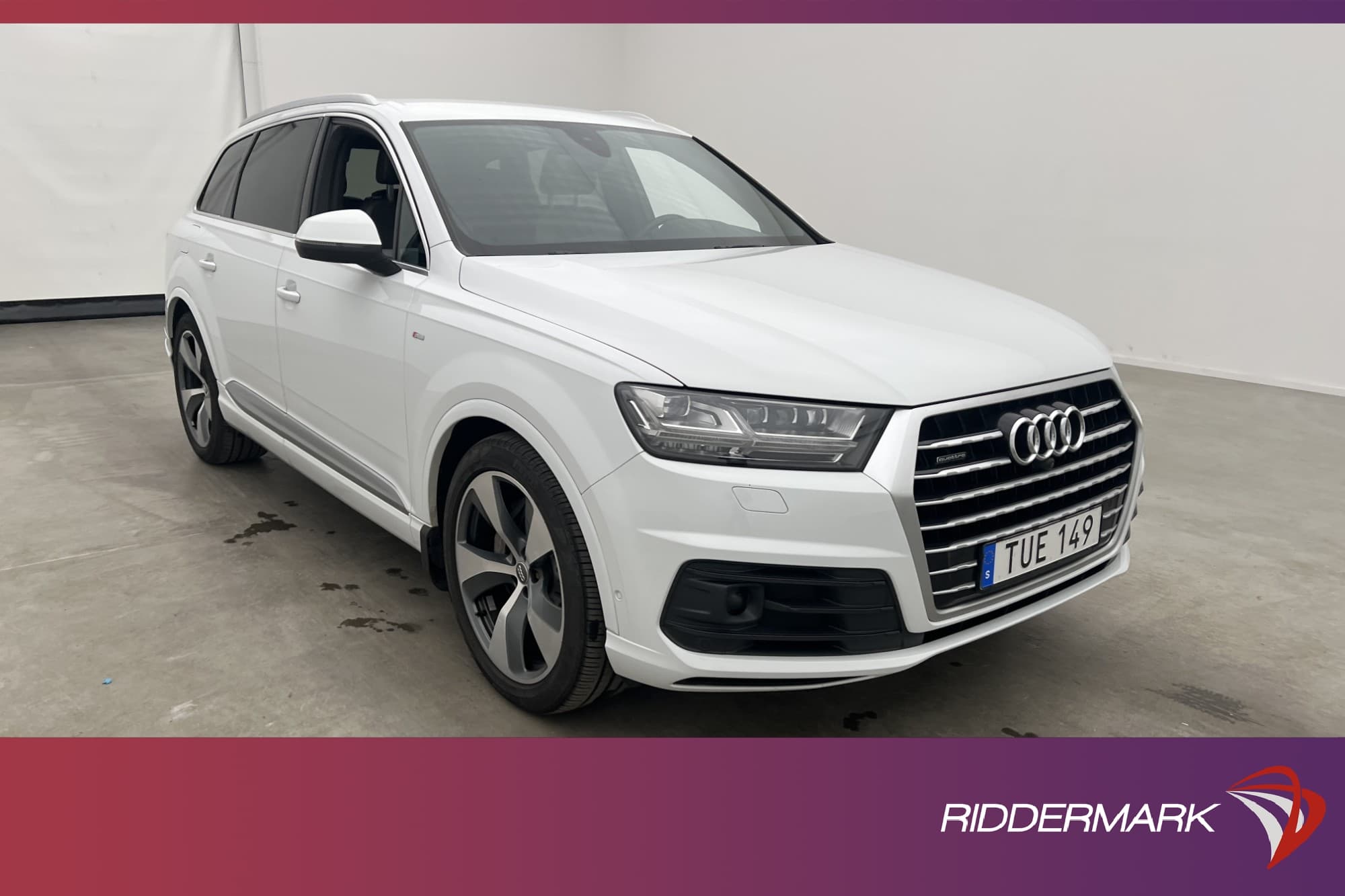 Audi Q7 50 TDI Q 286hk S-Line 7-Sit BOSE Cockpit D-Värm Luft