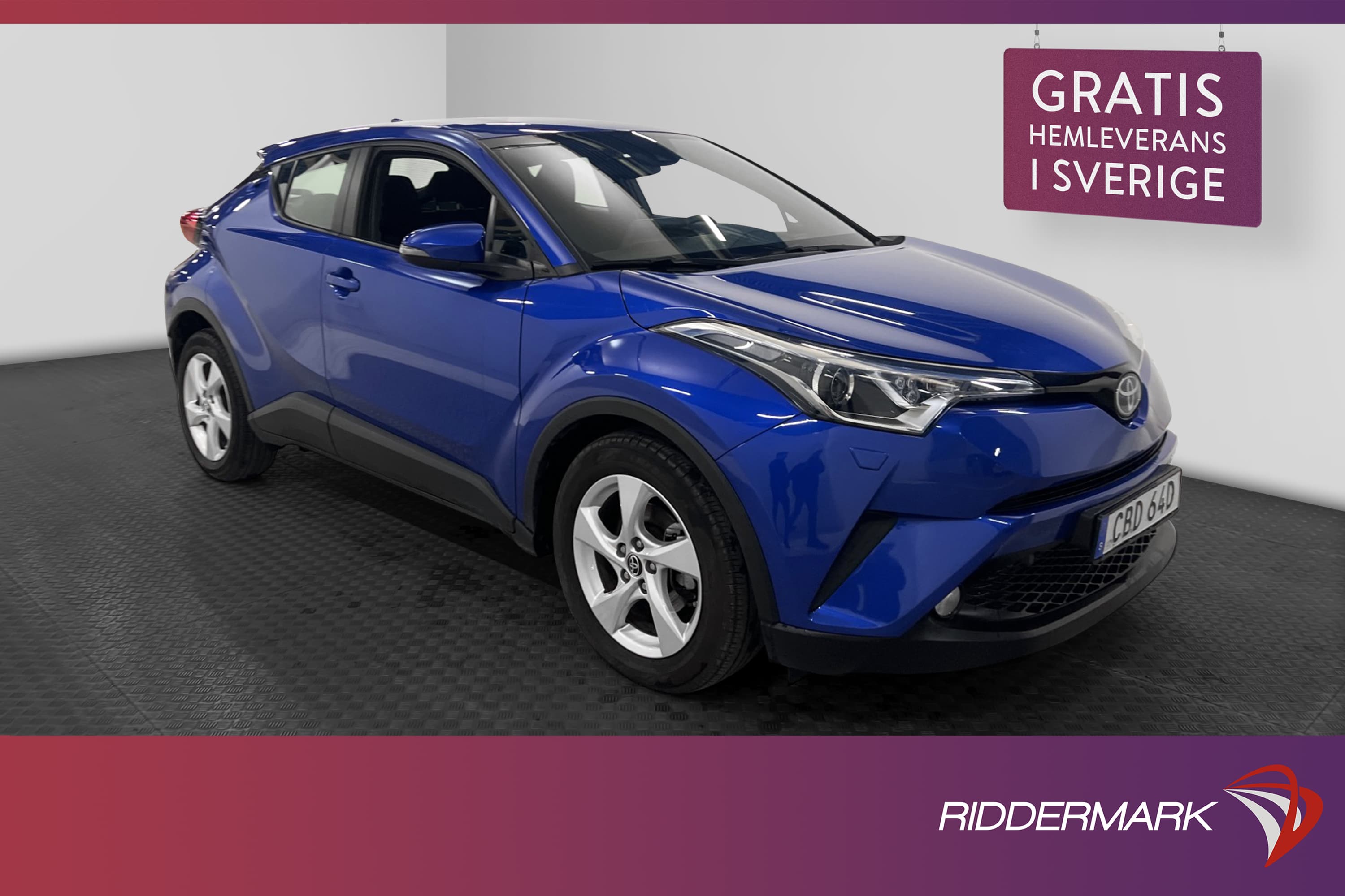 Toyota C-HR Hybrid CVT 122hk Active Kamera Navi Välservad
