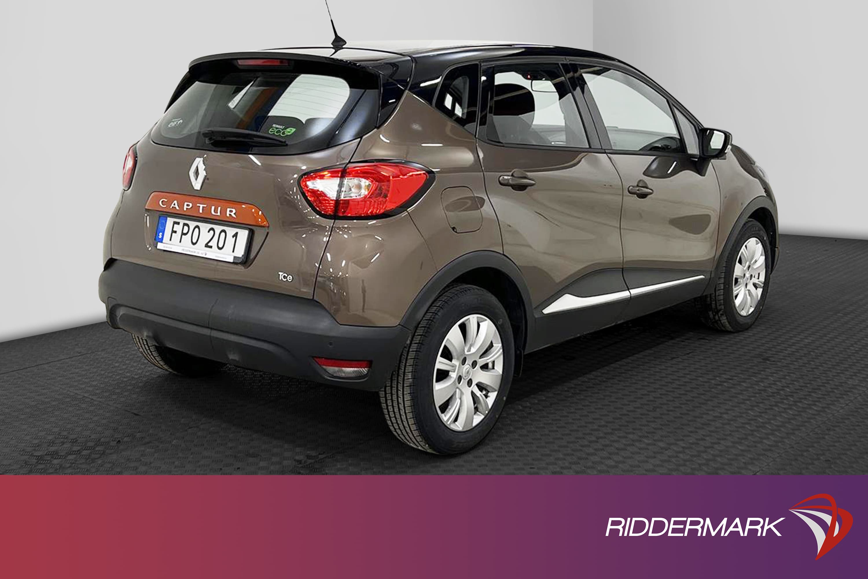 Renault Captur 0.9 TCe 90hk Dynamique GPS Sensorer 0,49l/mil