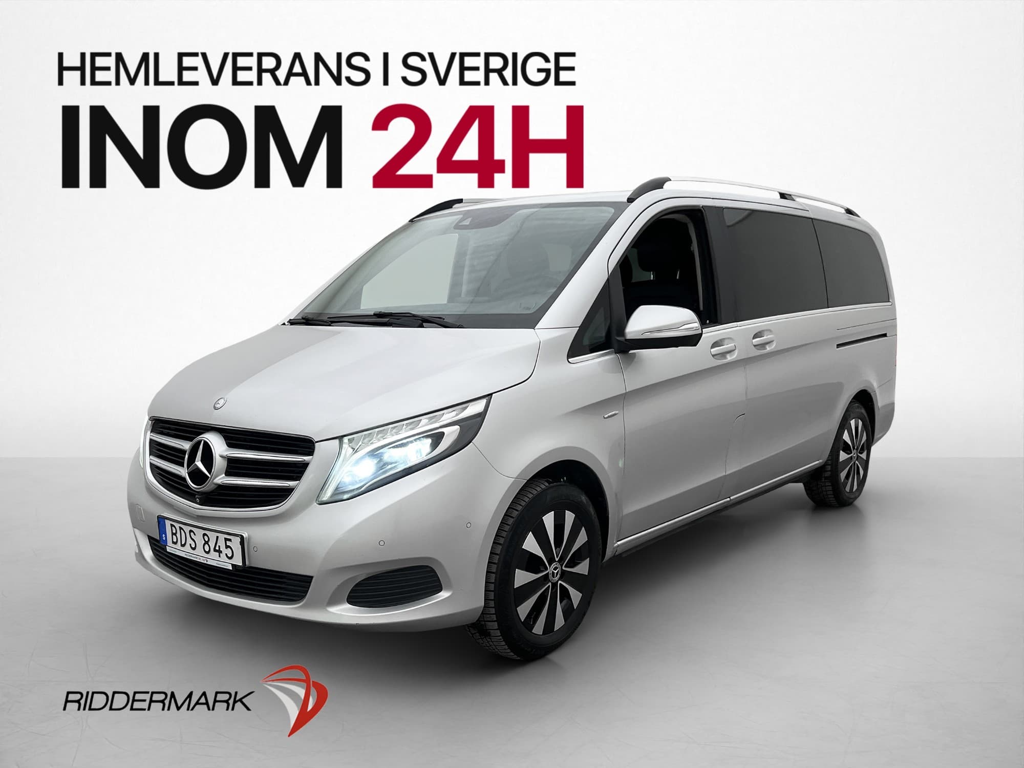 Mercedes-Benz V 250 d Avantgarde Värm Drag 360° Skinn 7-Sits