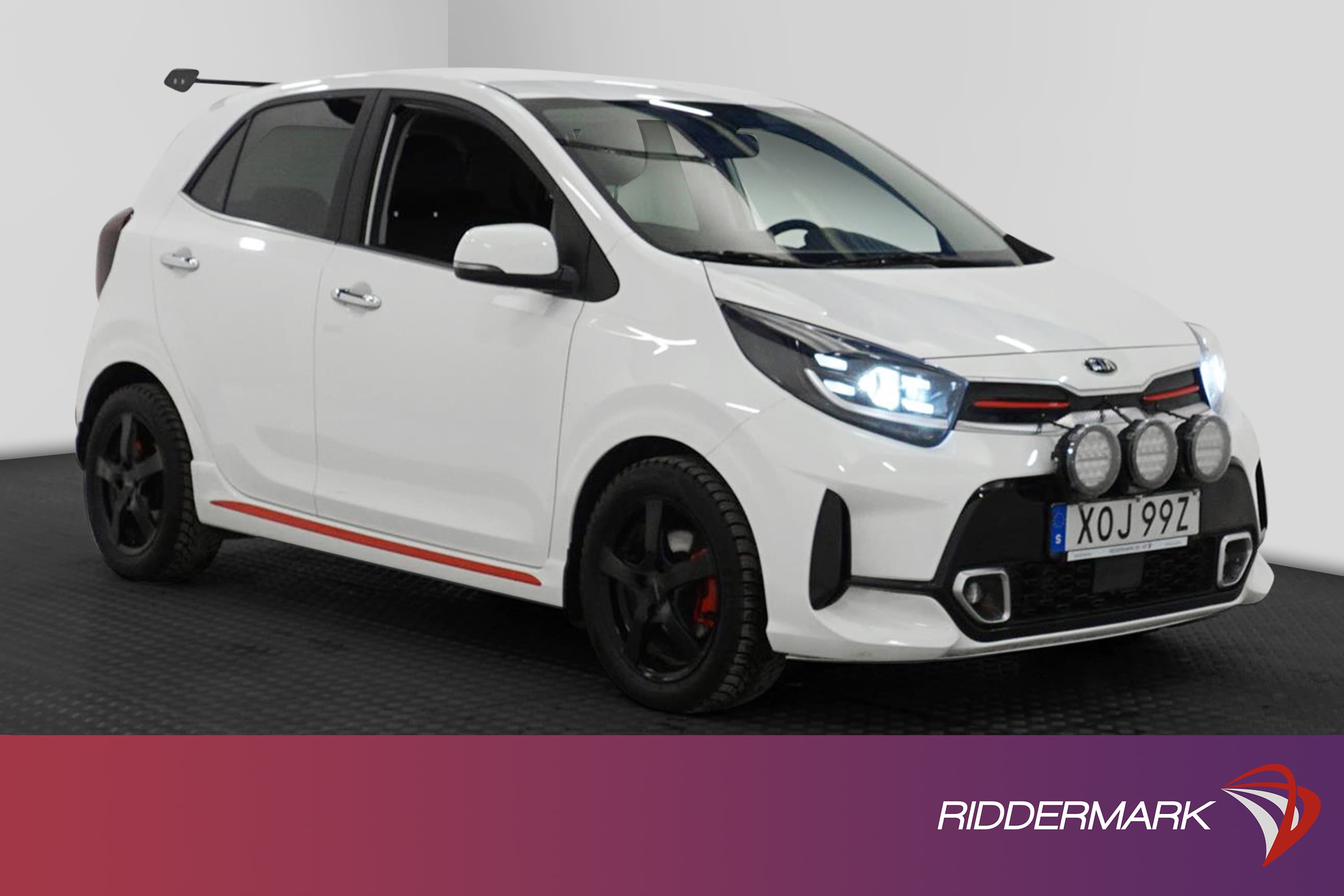 Kia Picanto 1.0 100hk GT-line Skinn B-kam GPS UNIK 0,45l/mil
