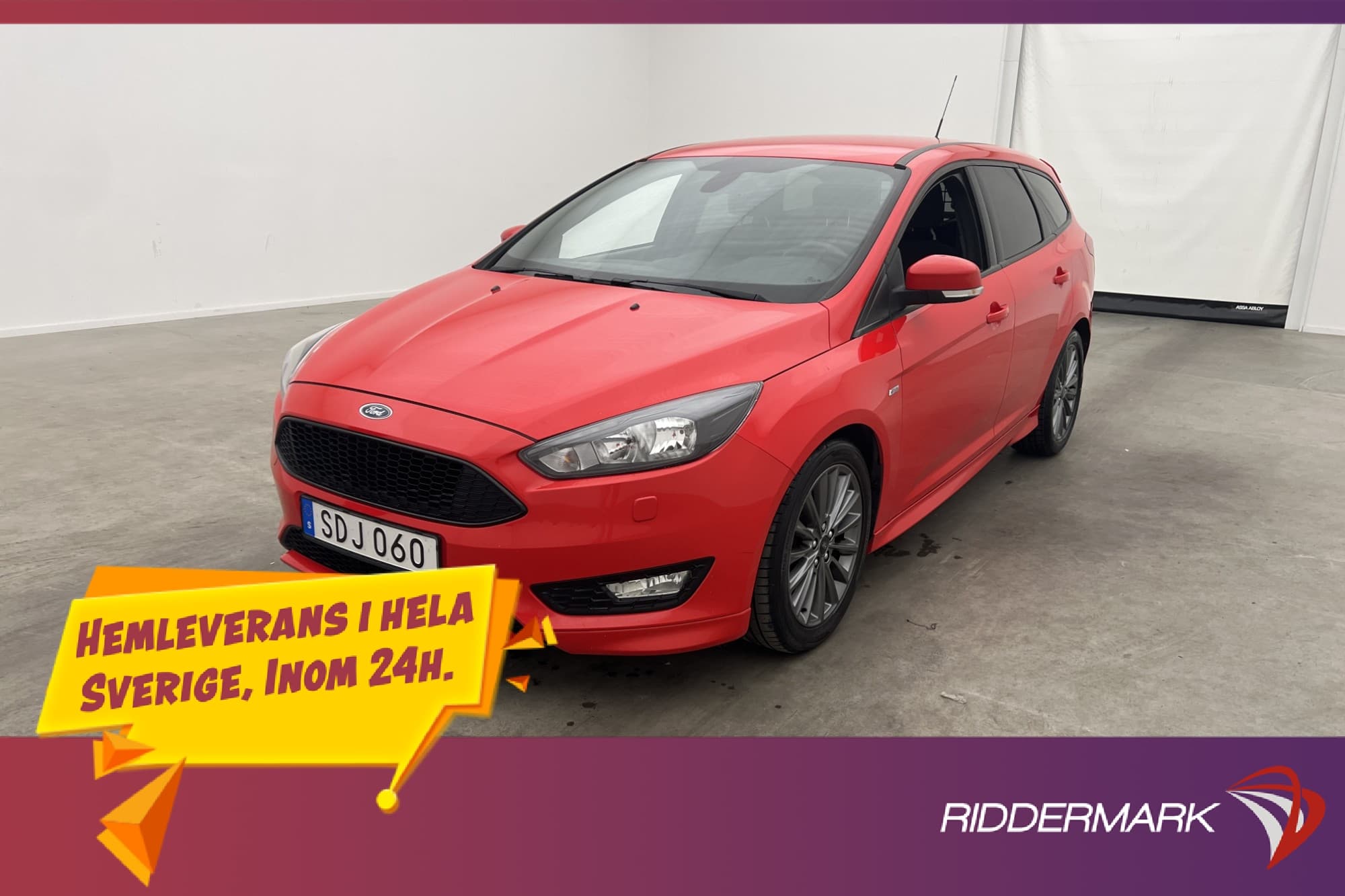 Ford Focus Kombi 1.0 EcoBoost 125hk ST-Line Kamera CarPlay 