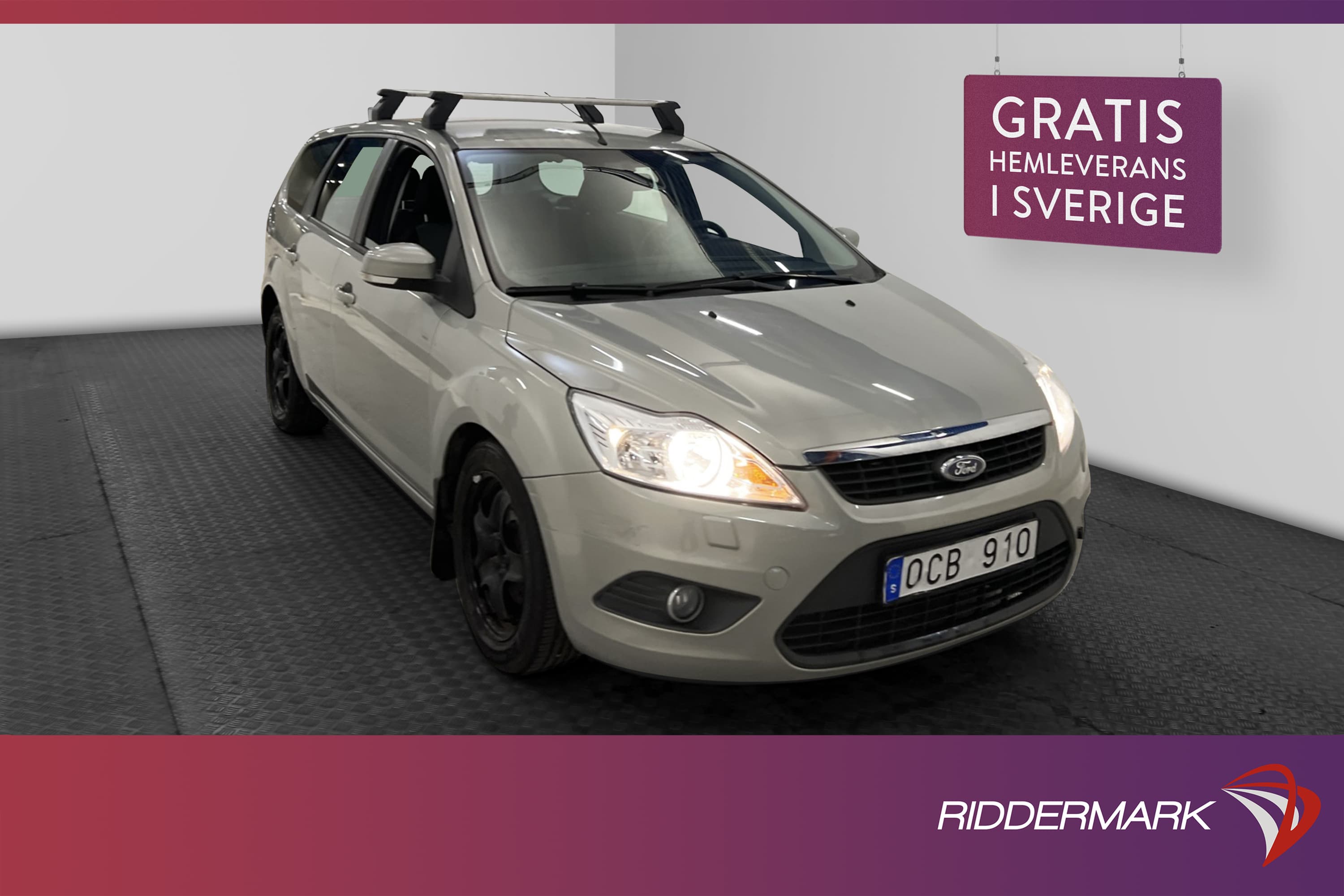 Ford Focus Kombi 1.6 TDCi 109hk Farthållare Väservad 1 Ägare