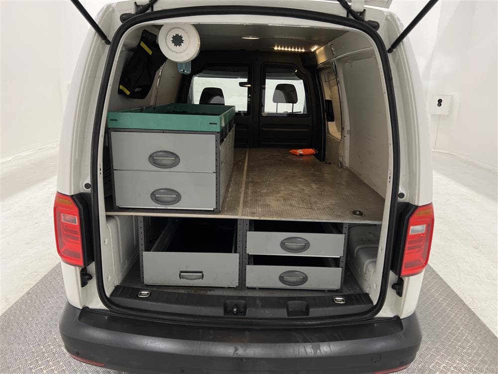 Volkswagen Caddy Maxi 2.0TDI Värmare Dragkrok Inredning Mom interiör