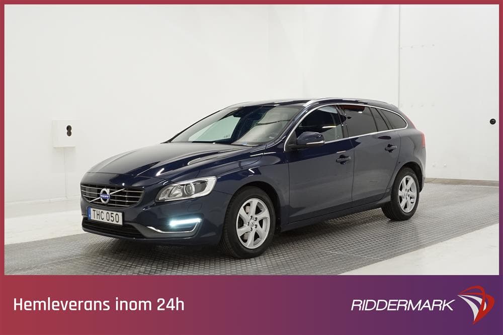 Volvo V60 D4 181hk Summum GPS D-värm Perf-sound Drag Välserv