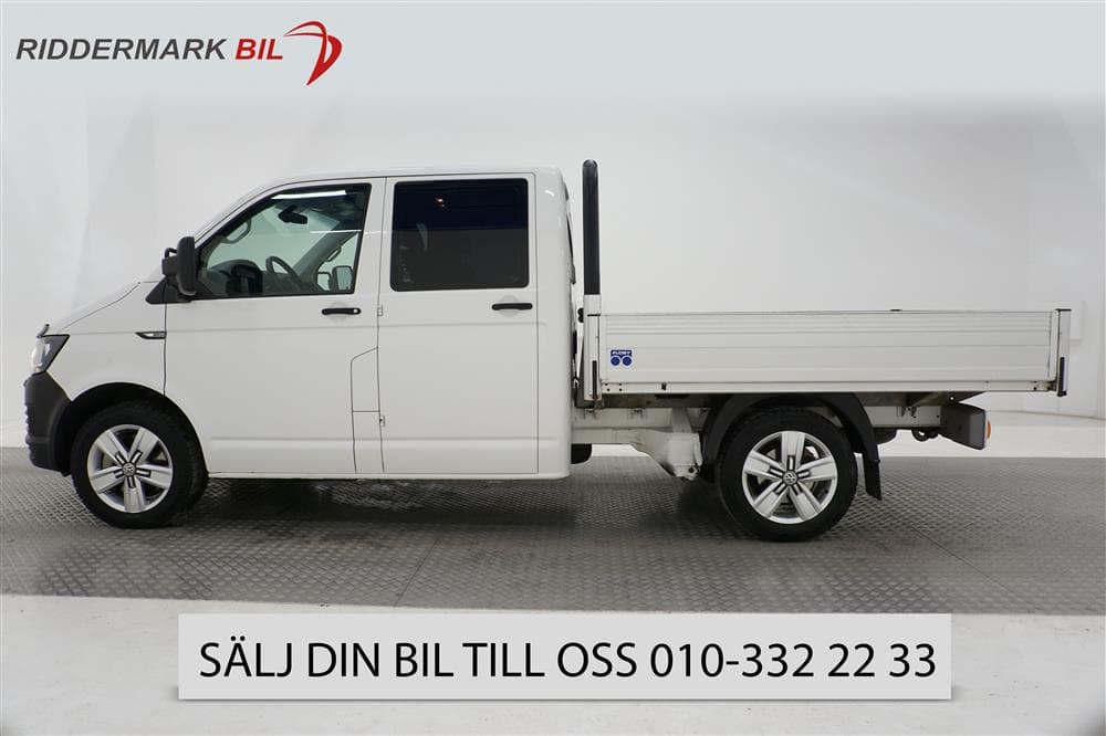 Volkswagen Transporter 4Motion 5sits Flakbil 140hk Värmare