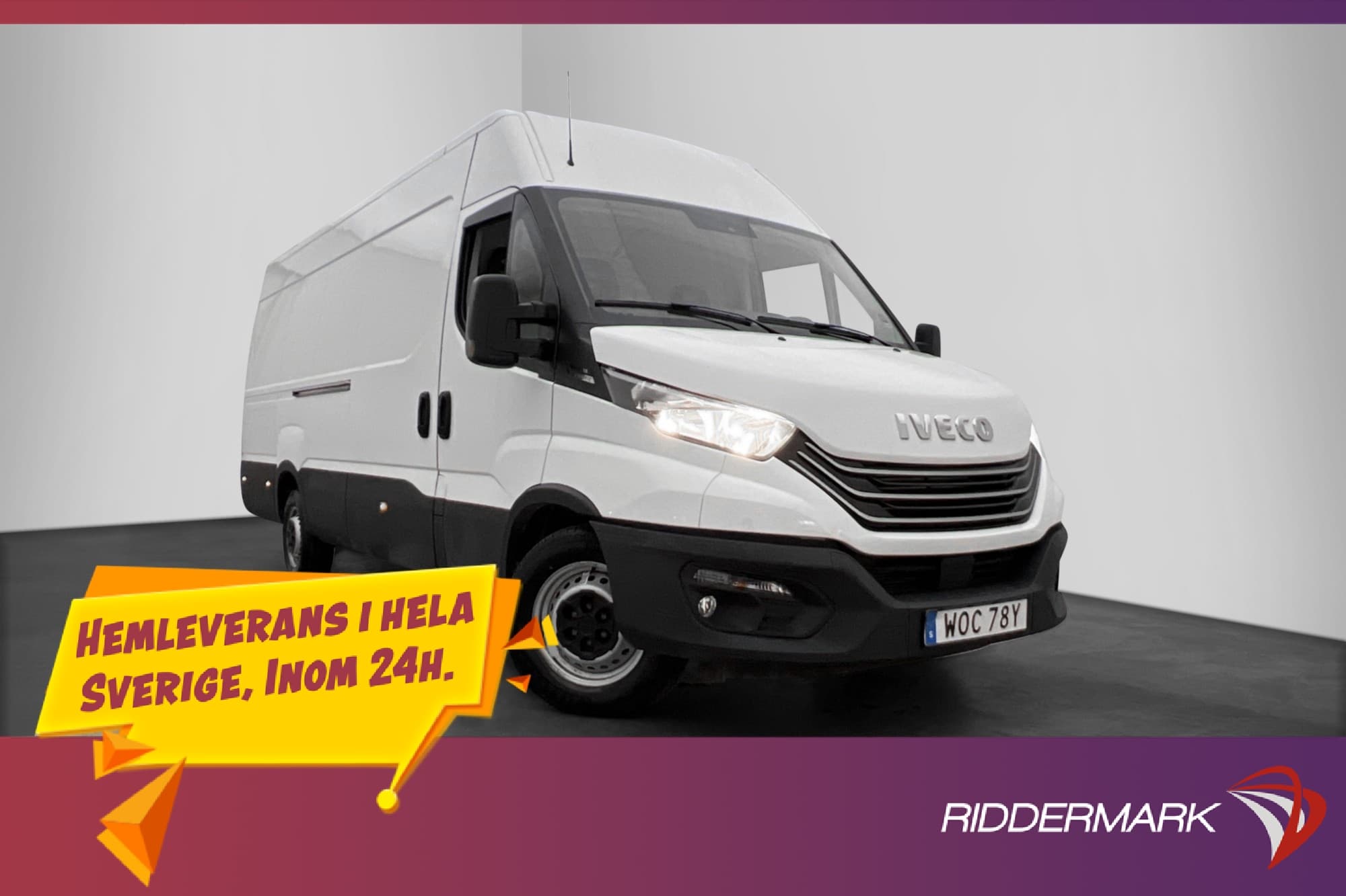 Iveco Daily 35 L4H2 2.3JTD Värmare 3-Sits Farthållare MOMS