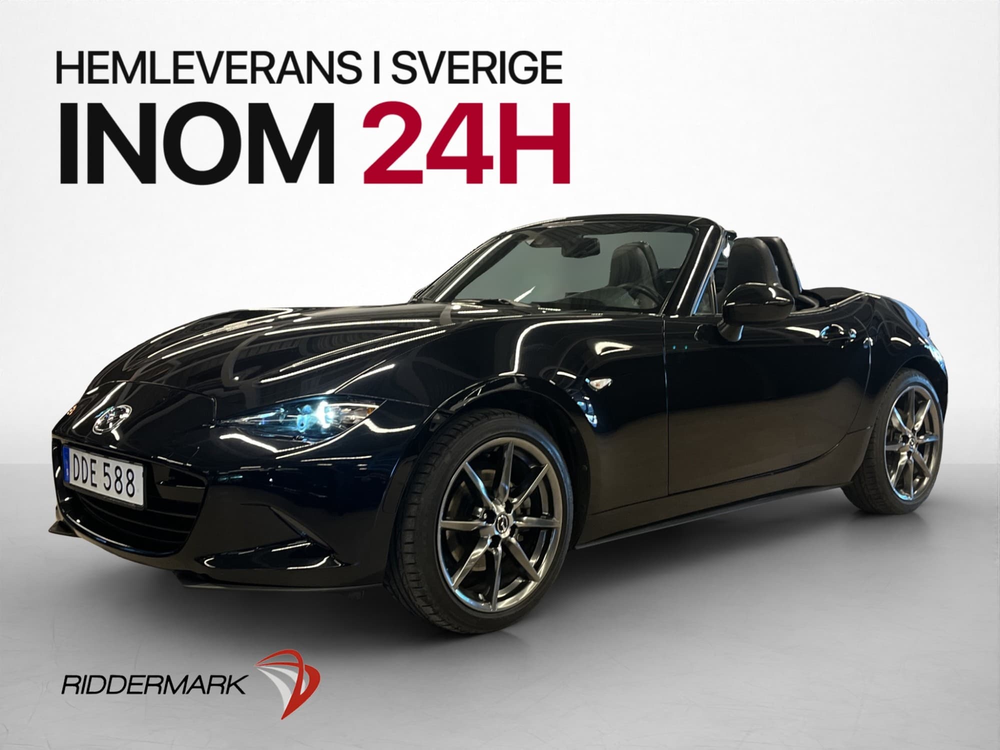 Mazda MX-5 2.0 SKYACTIV-G 160hk Cab BOSE Skinn CarPlay Navi