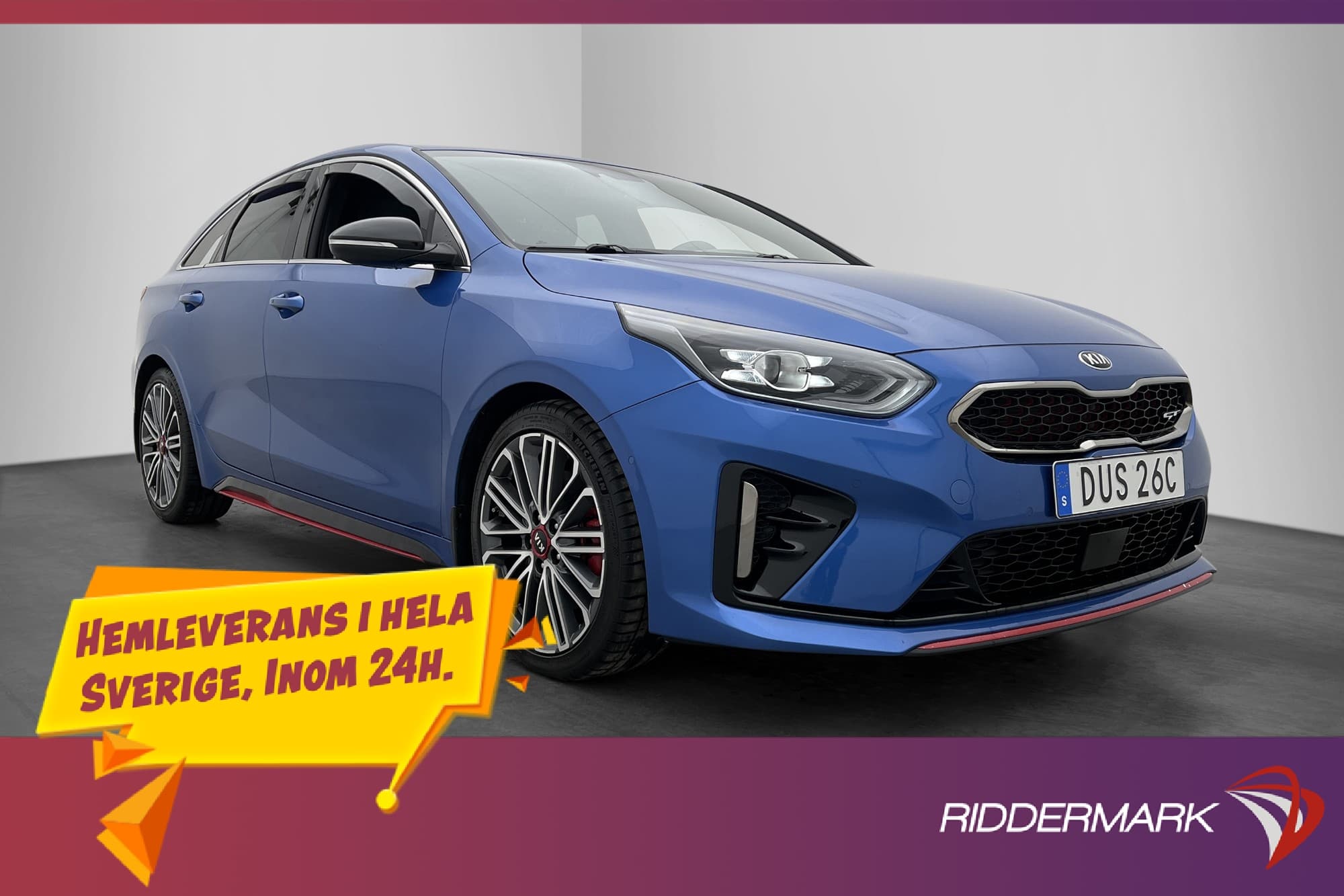 Kia ProCee'd 1.6 T-GDI 204hk GT-Line Kamera JBL CarPlay Navi