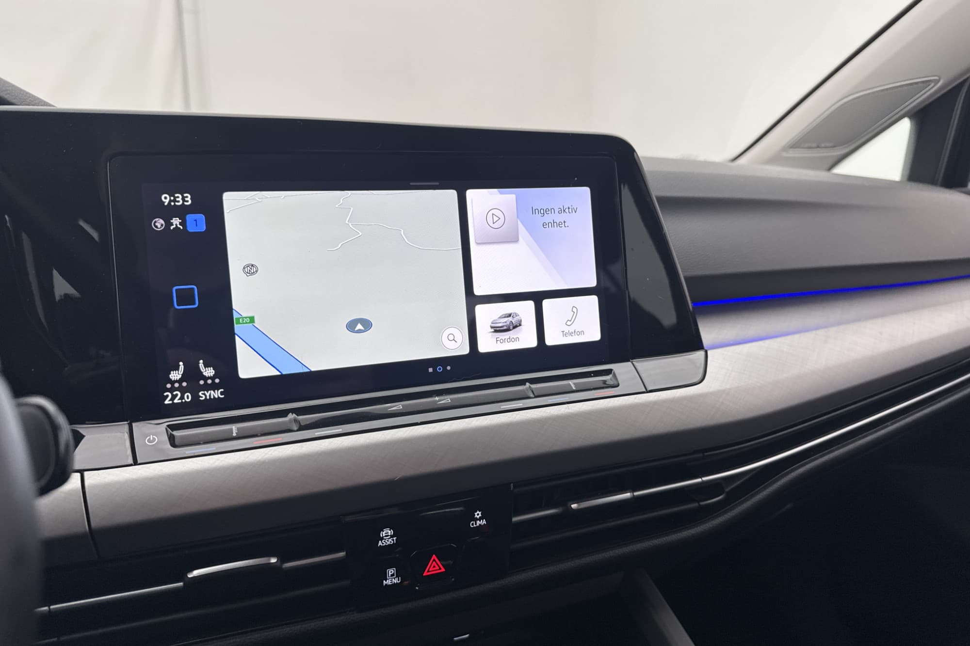 Volkswagen Golf TSI 150hk Cockpit H/K Navi Sensorer Ambient