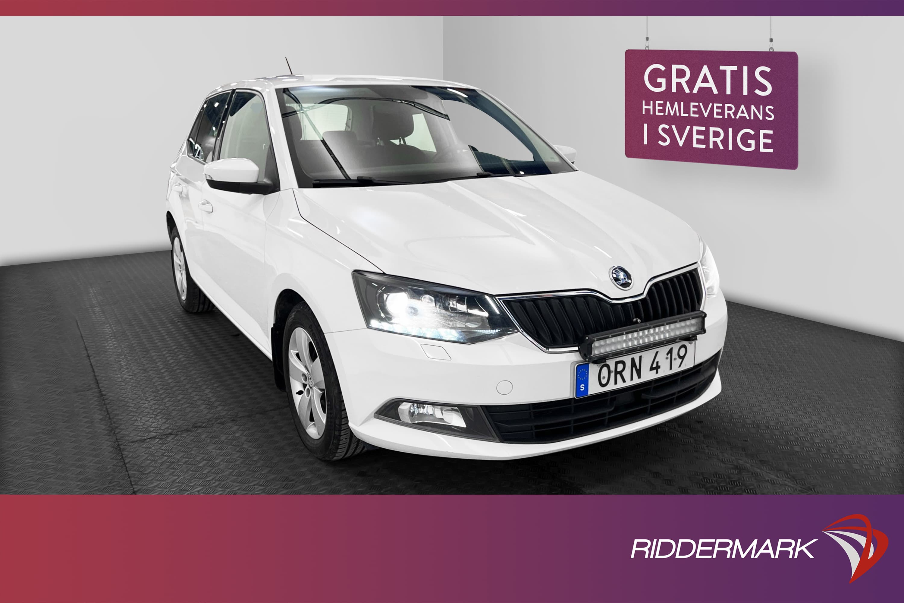 Skoda Fabia 1.4 TDI 90hk Style Sensorer Låg Skatt Välservad