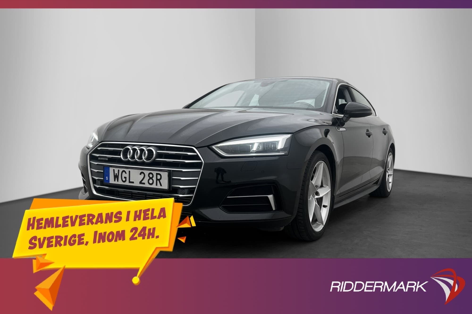 Audi A5 Sportback 45 TFSI Q 245hk Proline P-Sensorer Keyless