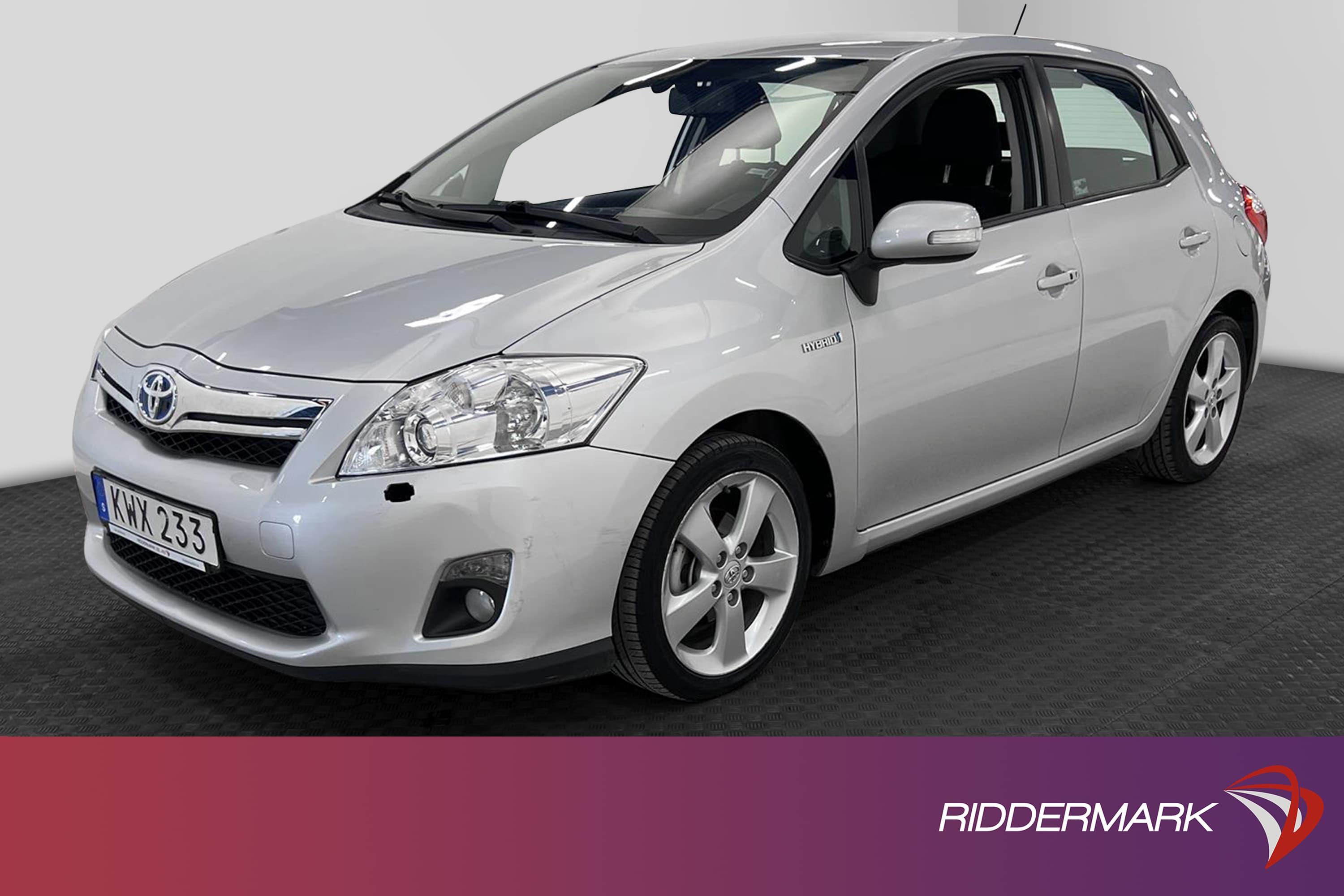 Toyota  Auris Hybrid e-CVT 136hk B-Kam Låg Skatt 0,40L/mil