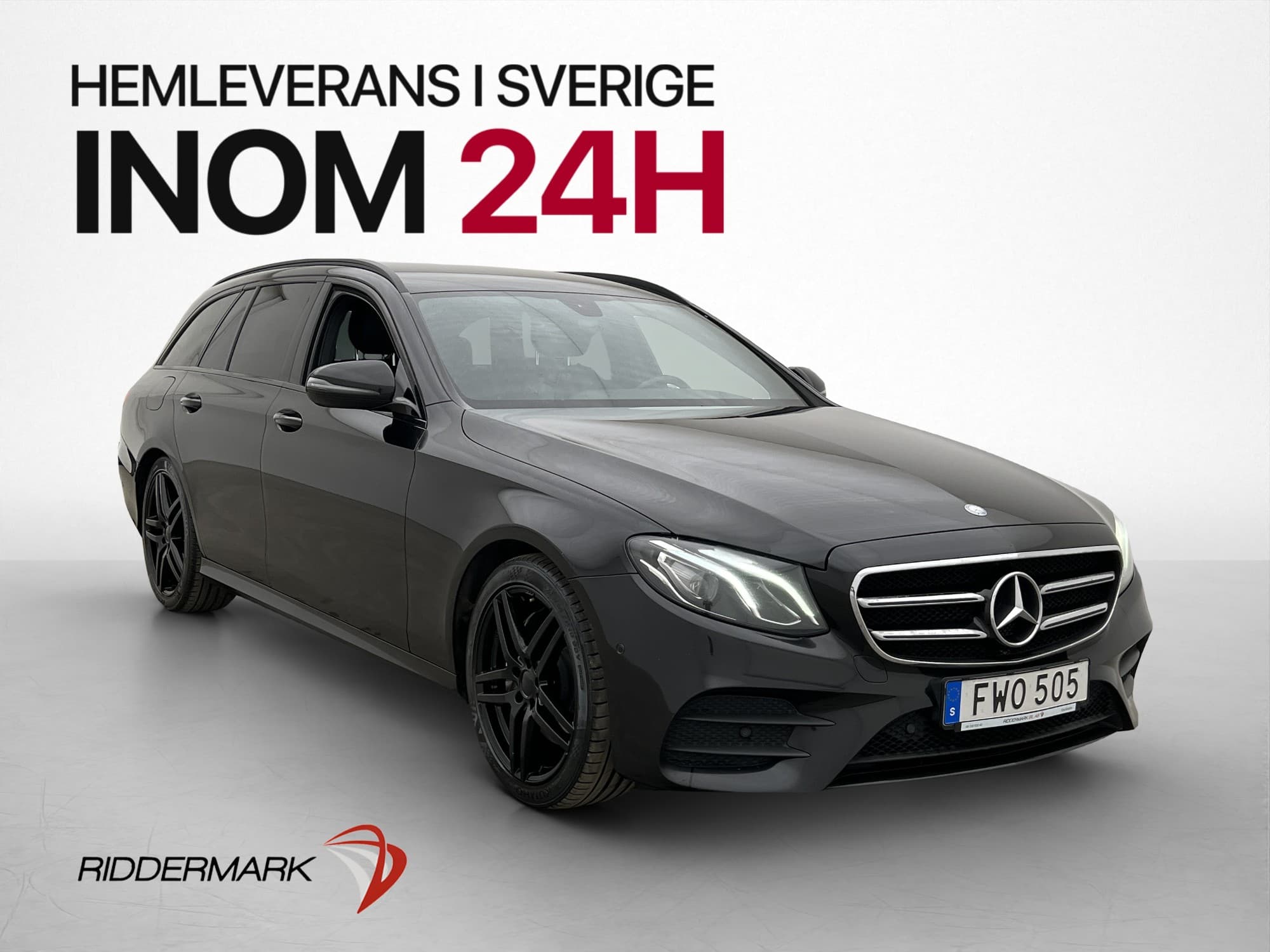 Mercedes-Benz E 220 T d 194hk AMG D-Värm B-Kamera Drag Navi