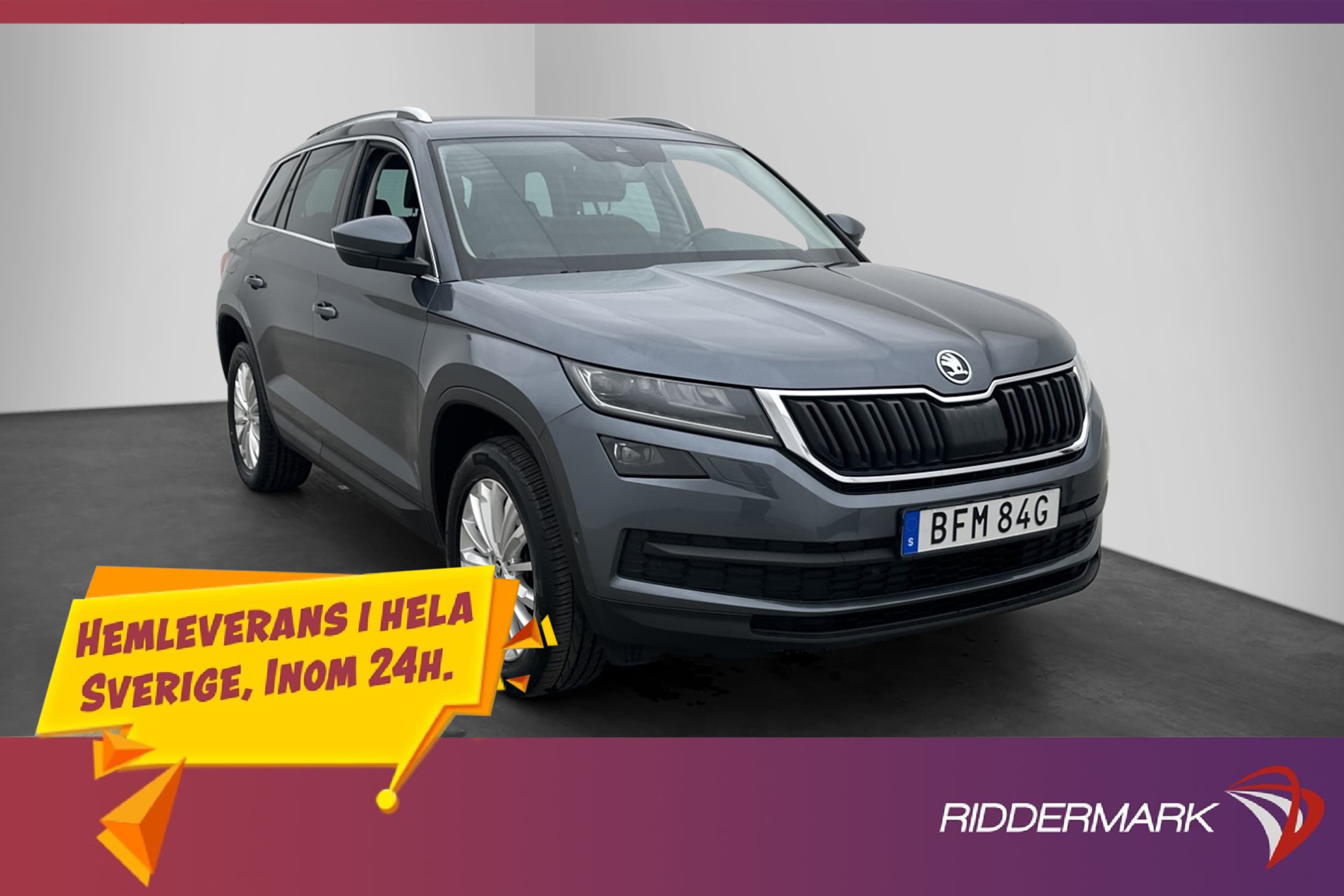 Skoda Kodiaq 2.0 TSI 4x4 Värmare Canton 7-Sits Cockpit Drag