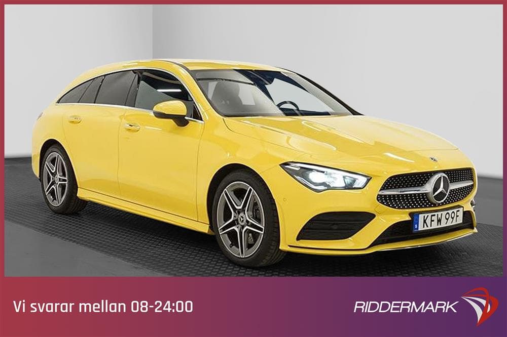 Mercedes-Benz CLA 200 SB 163hk AMG Wide Kamera GPS Drag MOMS
