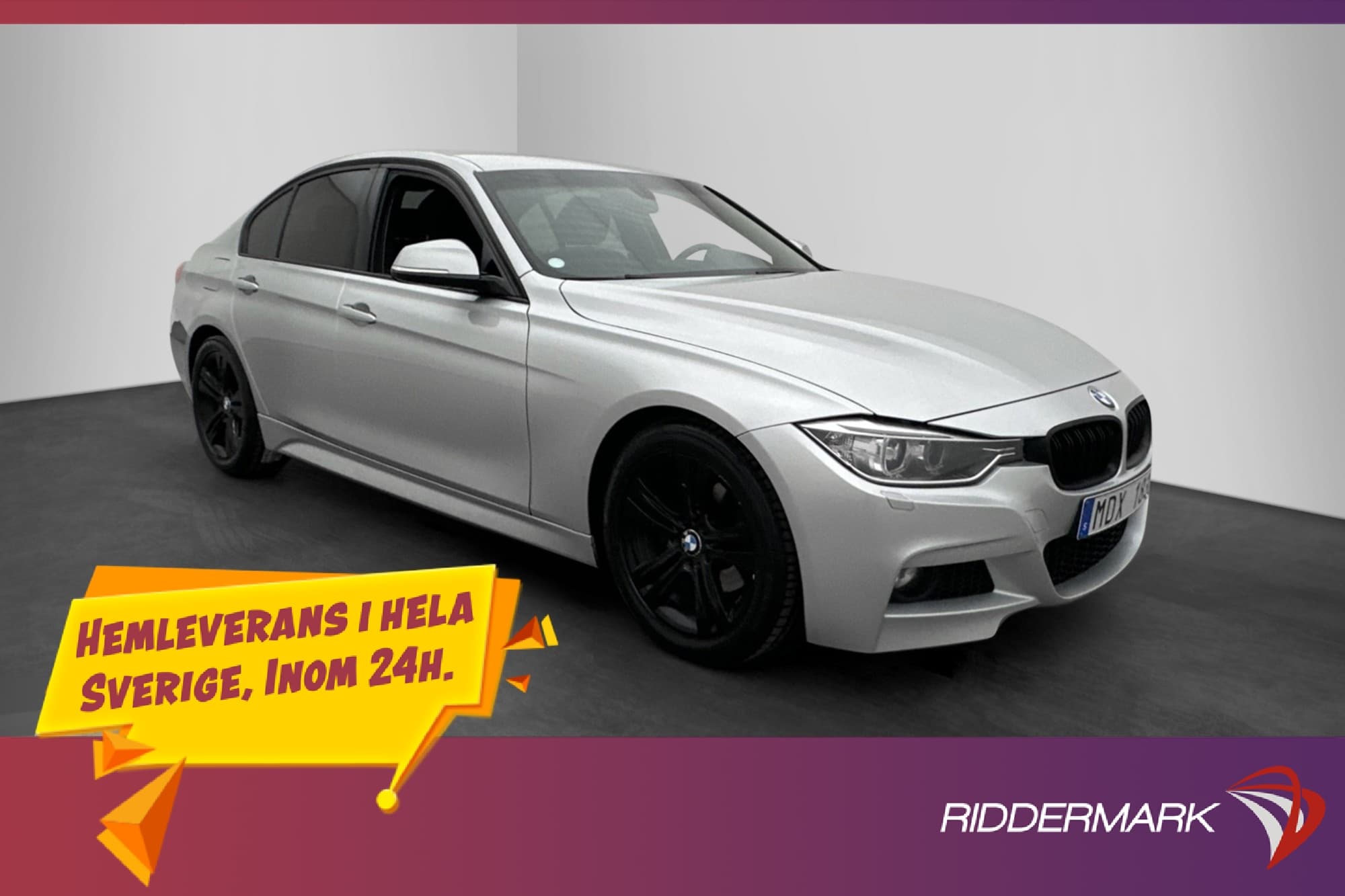 BMW 320 d Sedan 184hk M Sport H/K Dragkrok Rattvärme