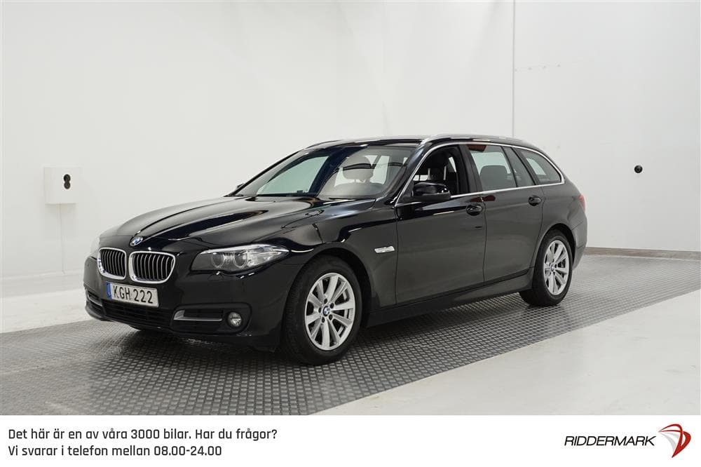 BMW 520d xDrive 190hk Skinn Rattvärme HiFi PDC Euro 6exteriör