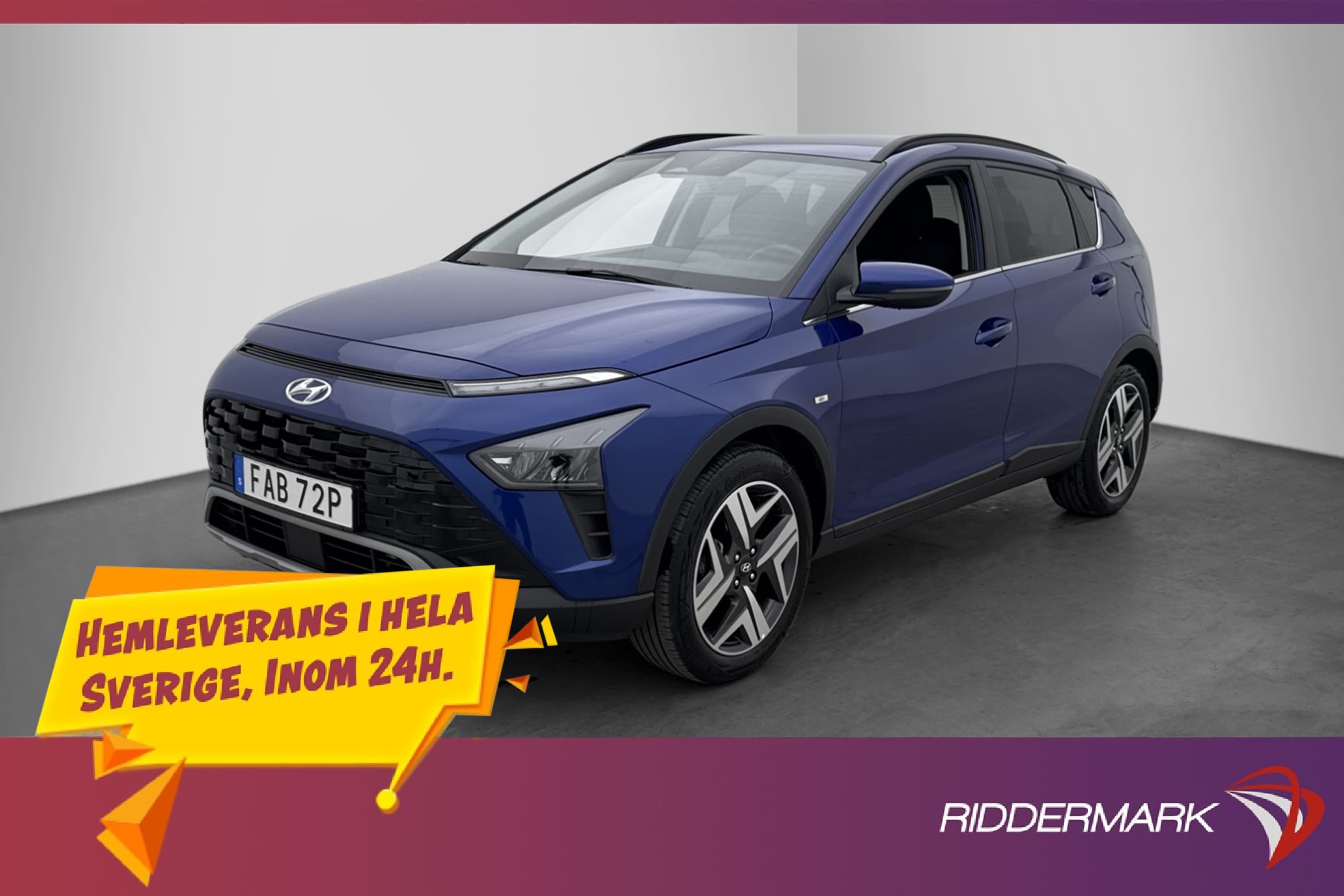 Hyundai Bayon 1.0 T-GDI 100hk Kamera Rattvärme CarPlay 