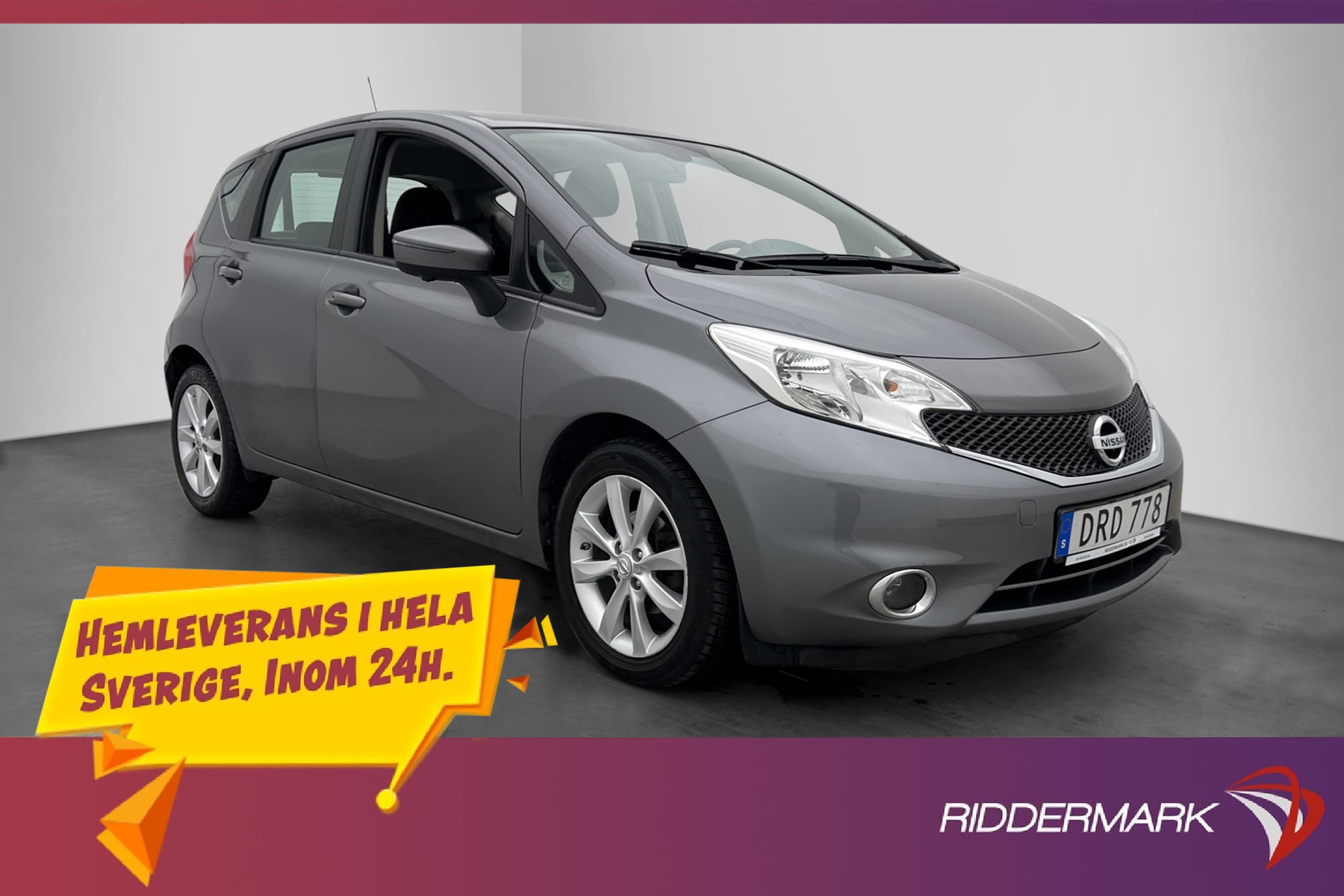 Nissan Note 1.2 DIG-S 98hk 360° Kamera Navi Keyless