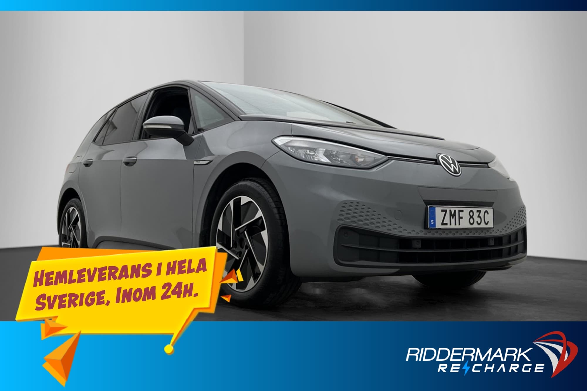 Volkswagen ID.3 Pro Performance Förklimatisering CarPlay GPS