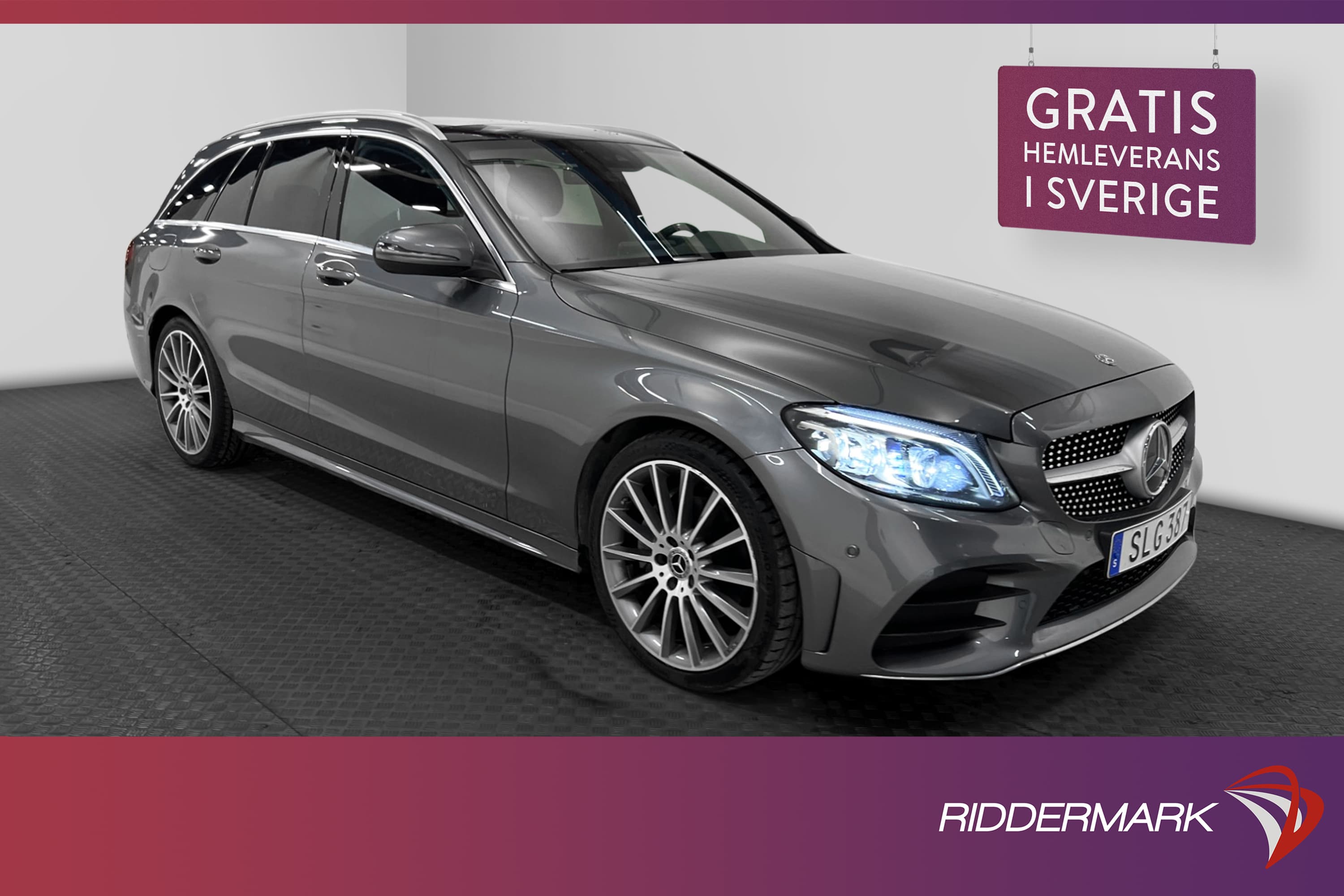 Mercedes-Benz C 200 T 184hk AMG Cockpit Pano CarPlay Drag