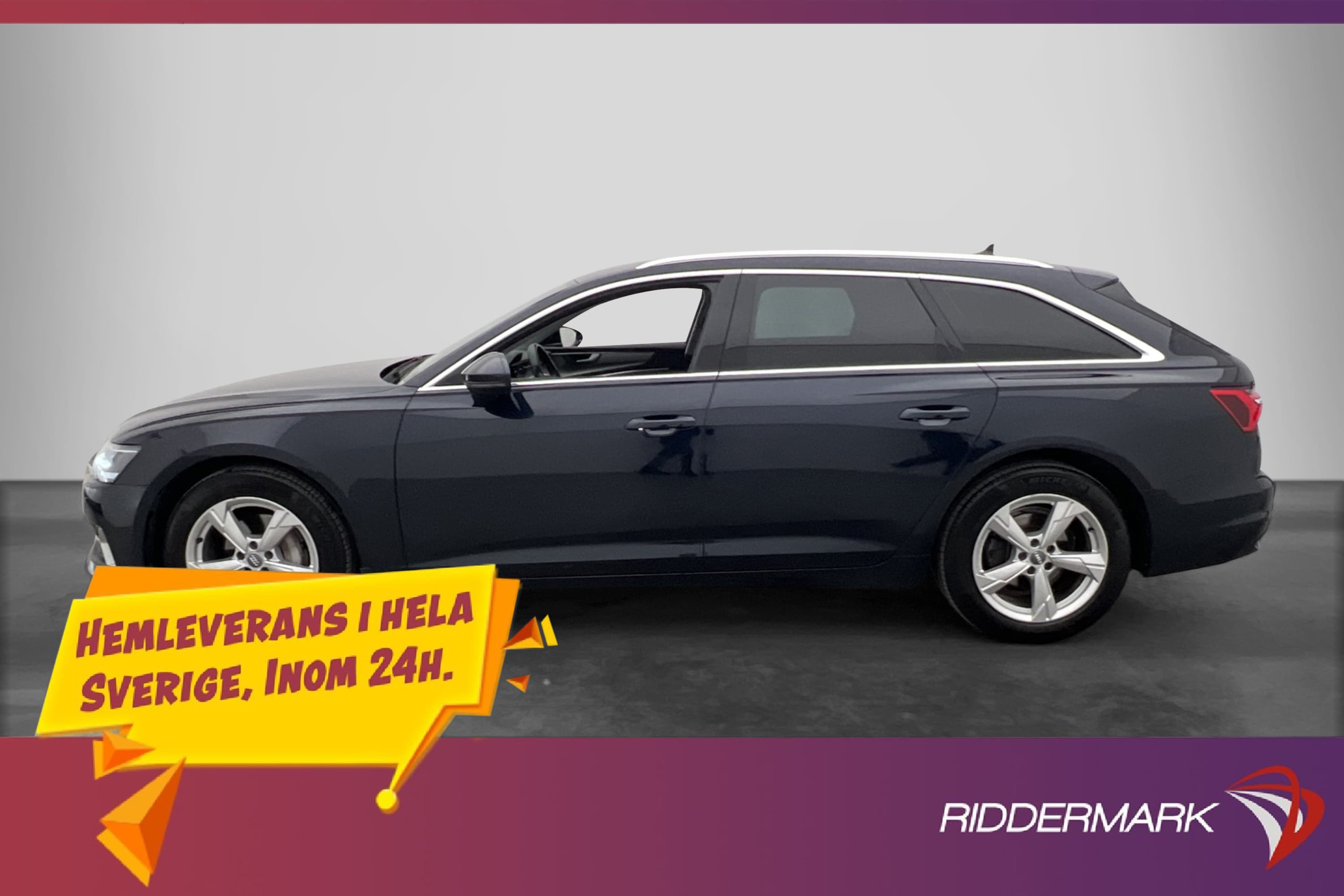 Audi A6 40 TDI 204hk Quattro Värmare Dragkrok Navi