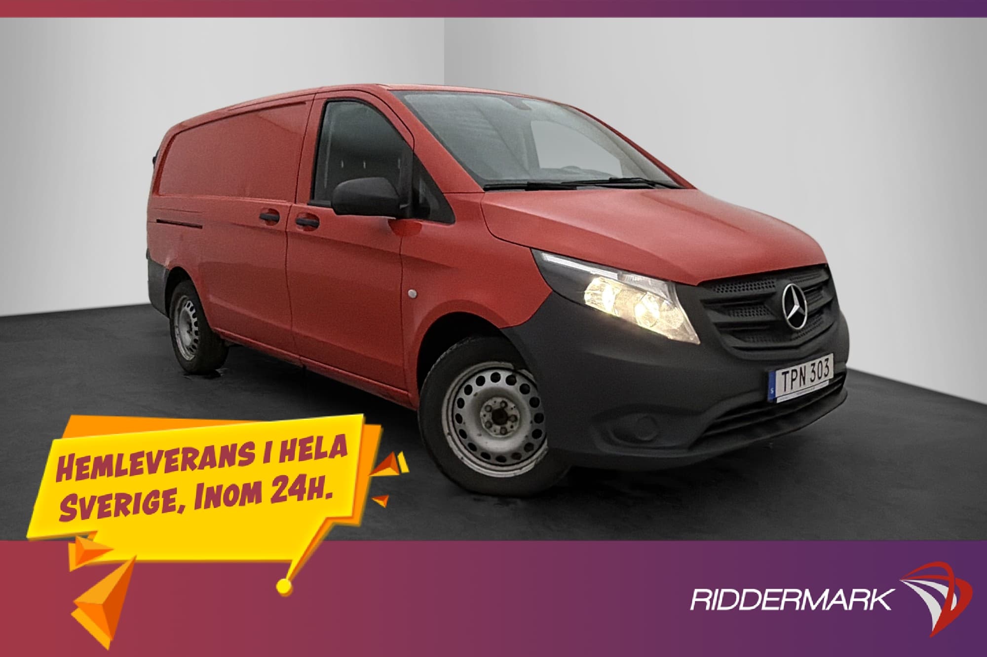 Mercedes-Benz Vito L2 114 Värmare B-Kamera 2xDörrar Moms