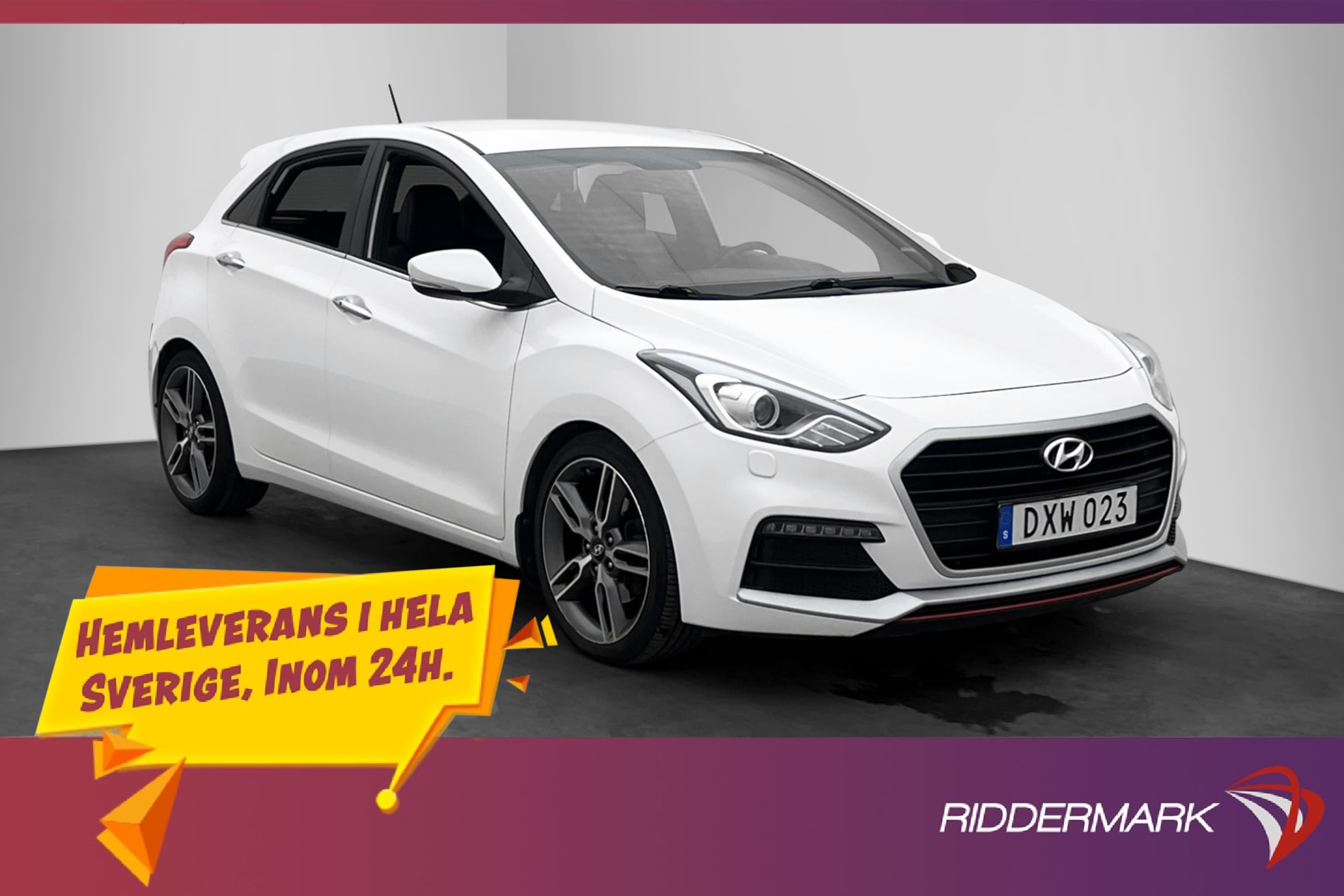 Hyundai i30 1.6 GDI Turbo 186hk Kamera Navi Rattvärme