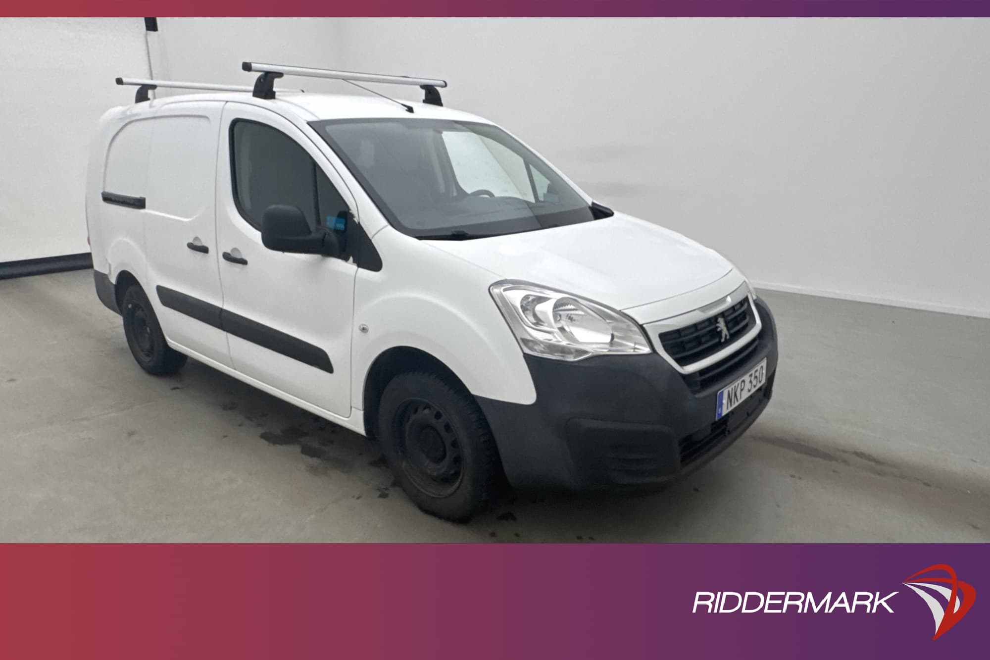Peugeot Partner L2 1.6 Värmare Dragkrok 3-Sits V-inredd Moms