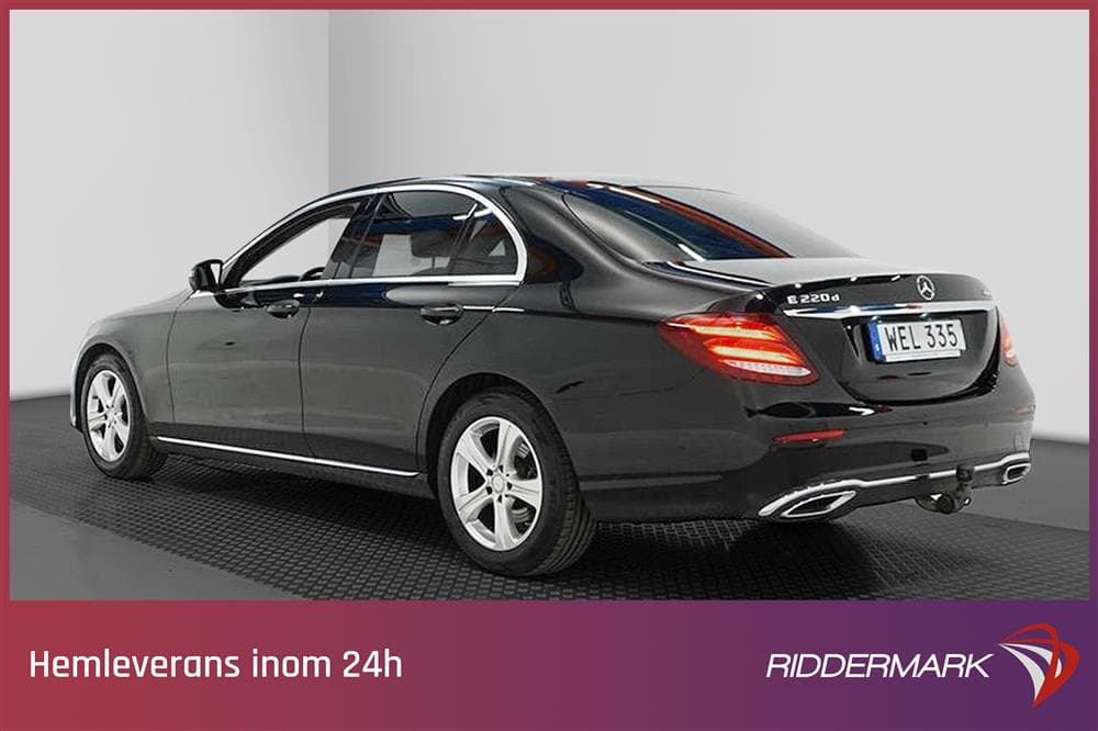 Mercedes-Benz E 220 d 4M 194hk D-värme Burmester 360° Dragexteriör