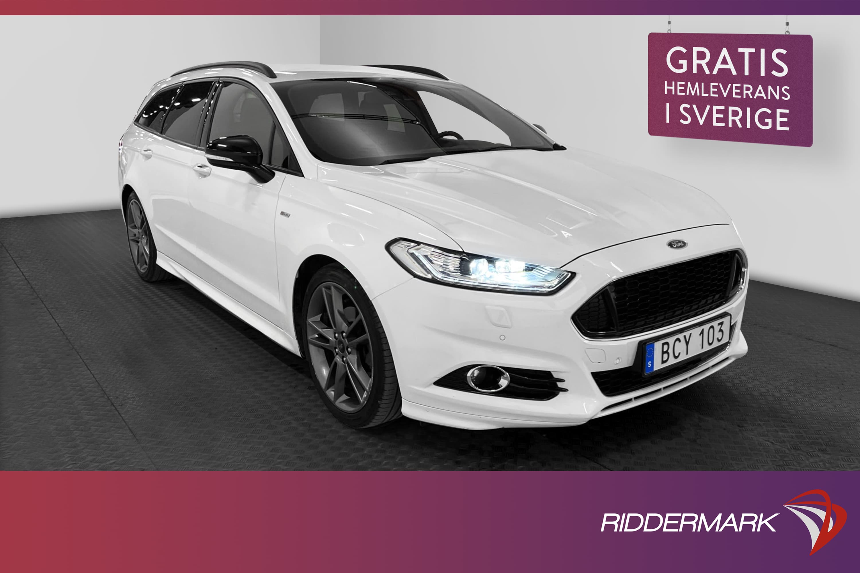 Ford Mondeo TDCI 180hk ST-Line Värmare Navi PDC Halsvkinn