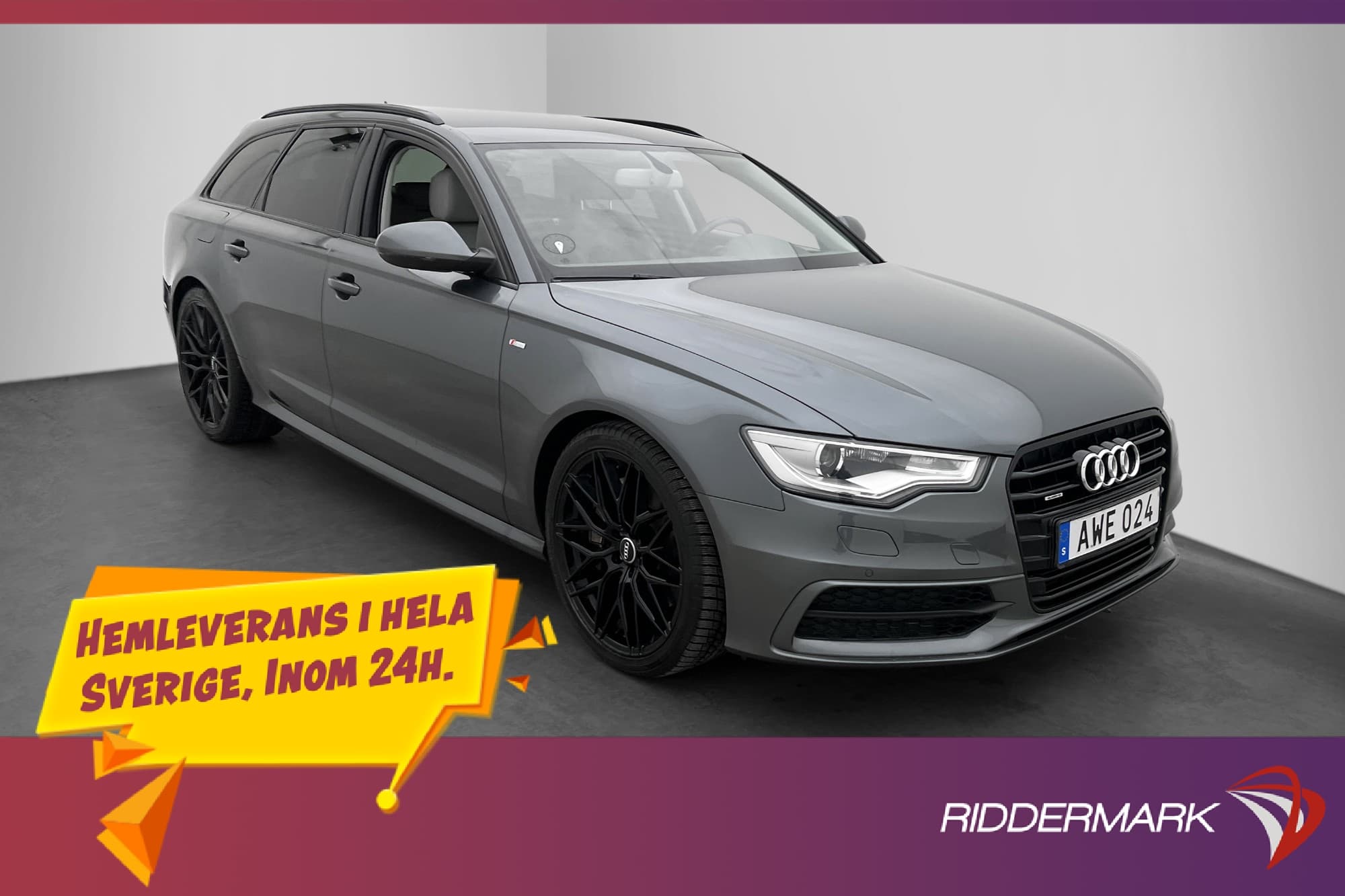 Audi A6 3.0 TDI Q S-line Värmare Läder/Alcantara Navi 4-Zon