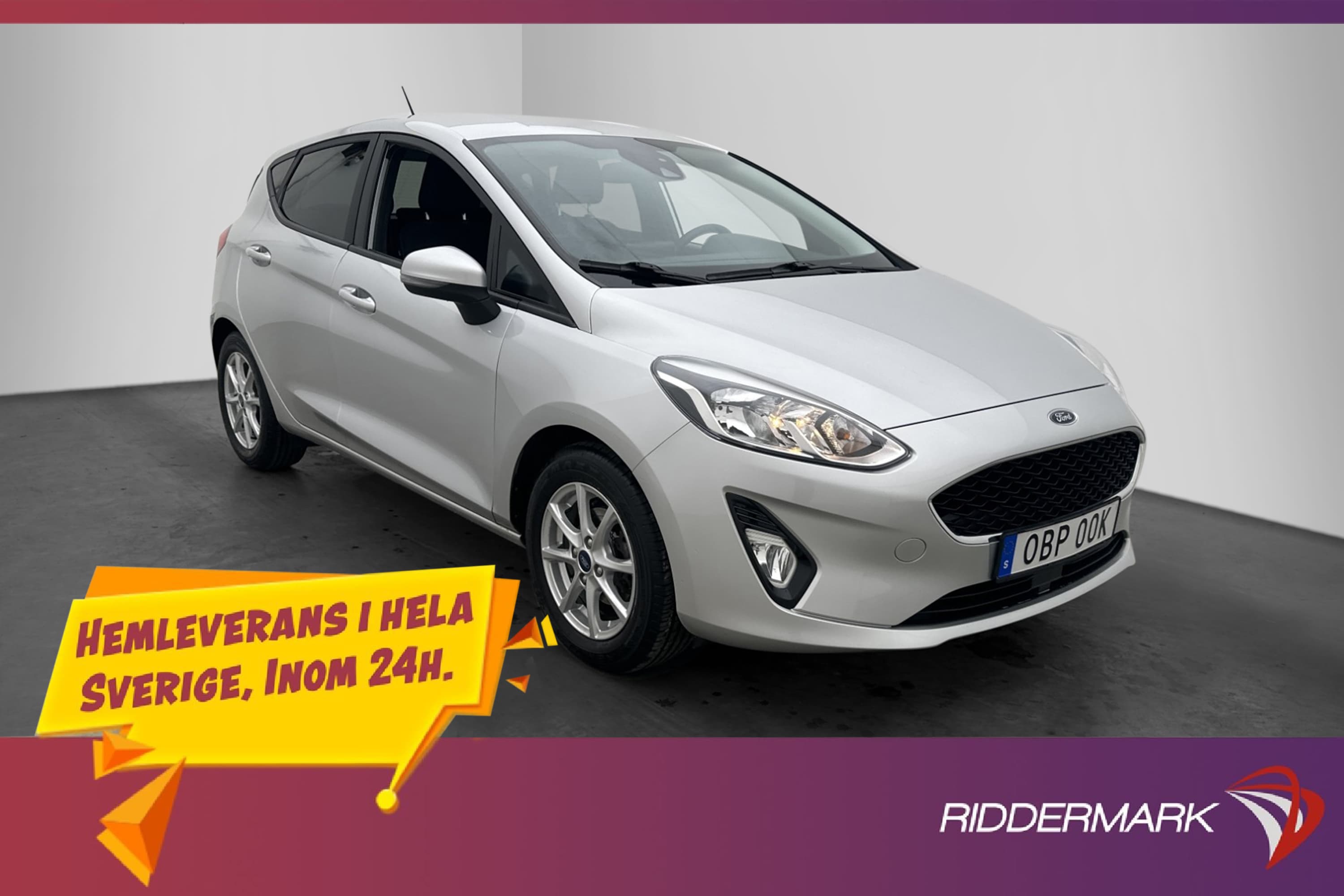 Ford Fiesta 1.0 EcoBoost 100hk Trend Sensorer Rattvärme