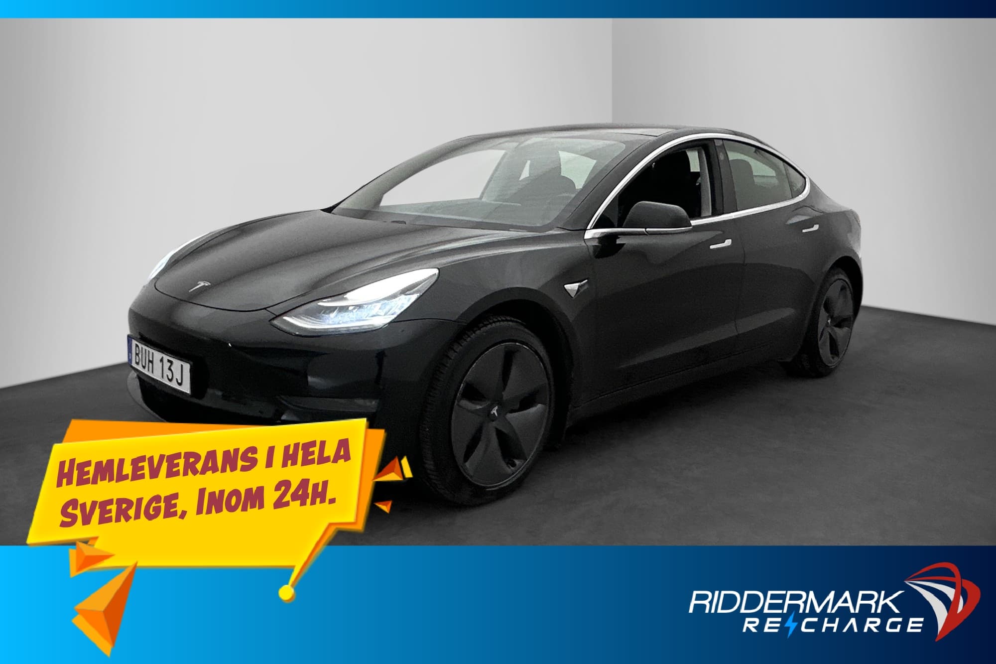 Tesla Model 3 Long Range AWD Uppgraderad-AP Dragkrok