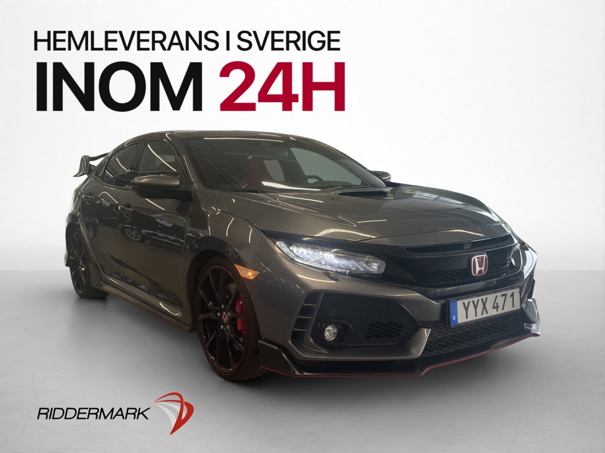 Honda Civic Type R 2.0 VTEC 320hk GT Kamera Navi Adapt-fart