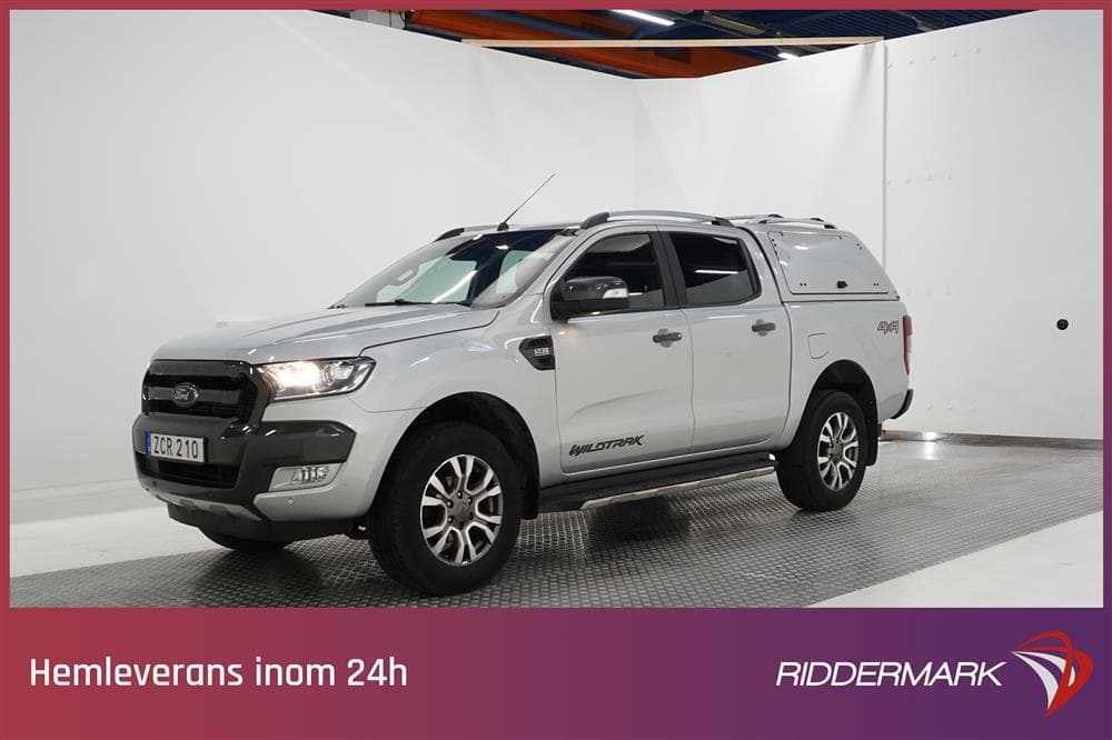 Ford Ranger Wildtrak 3.2TDCi Aut 4WD Eu6 200hk Värmare Moms