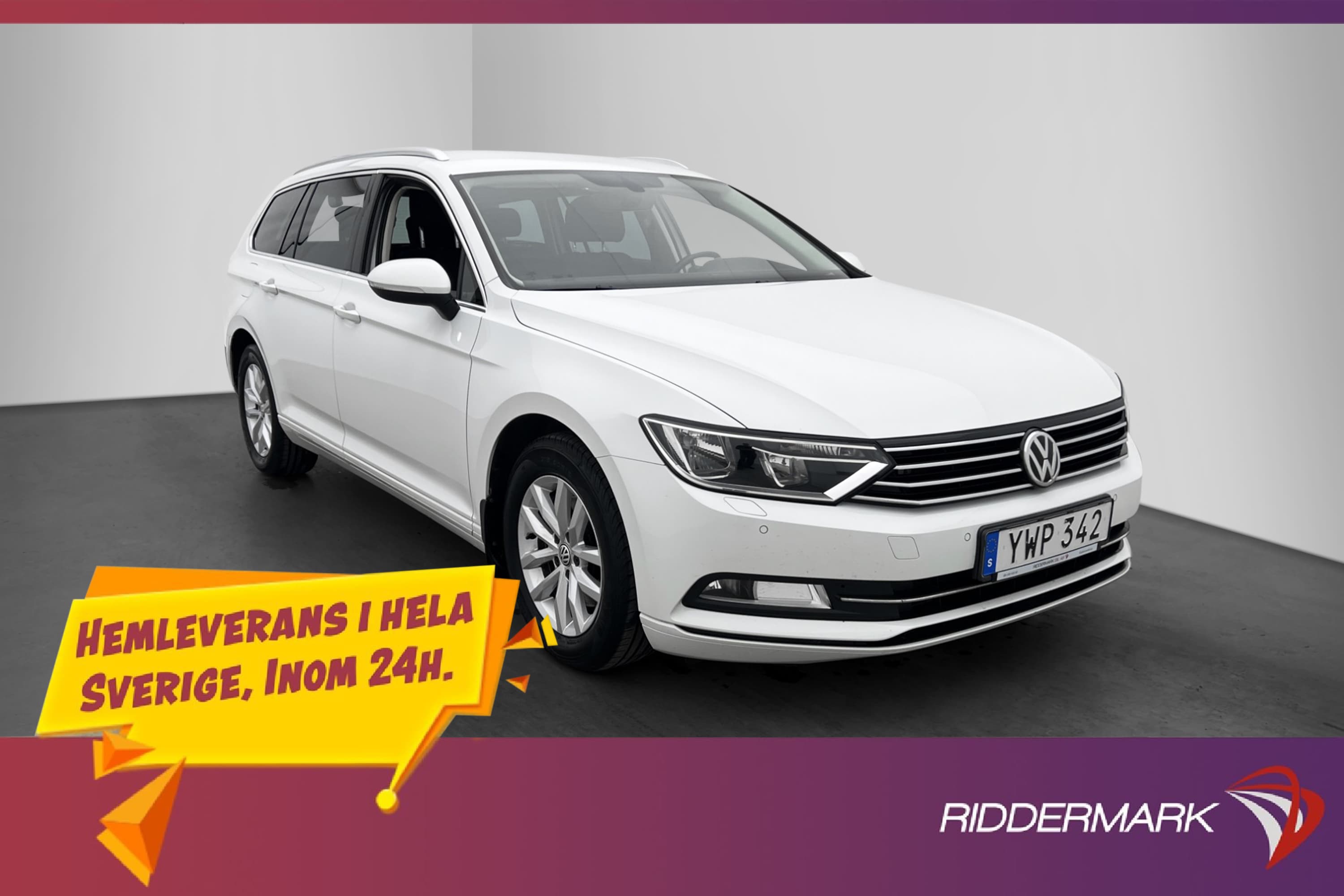 Volkswagen Passat 1.5 TSI 150hk Cockpit Drag Värmare MOMS