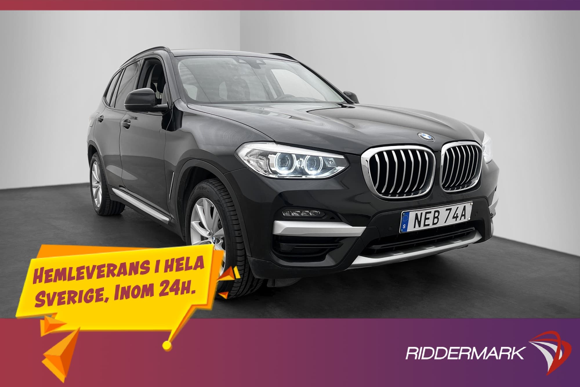BMW X3 xDrive30e 292hk Dragkrok Navigator Sensorer
