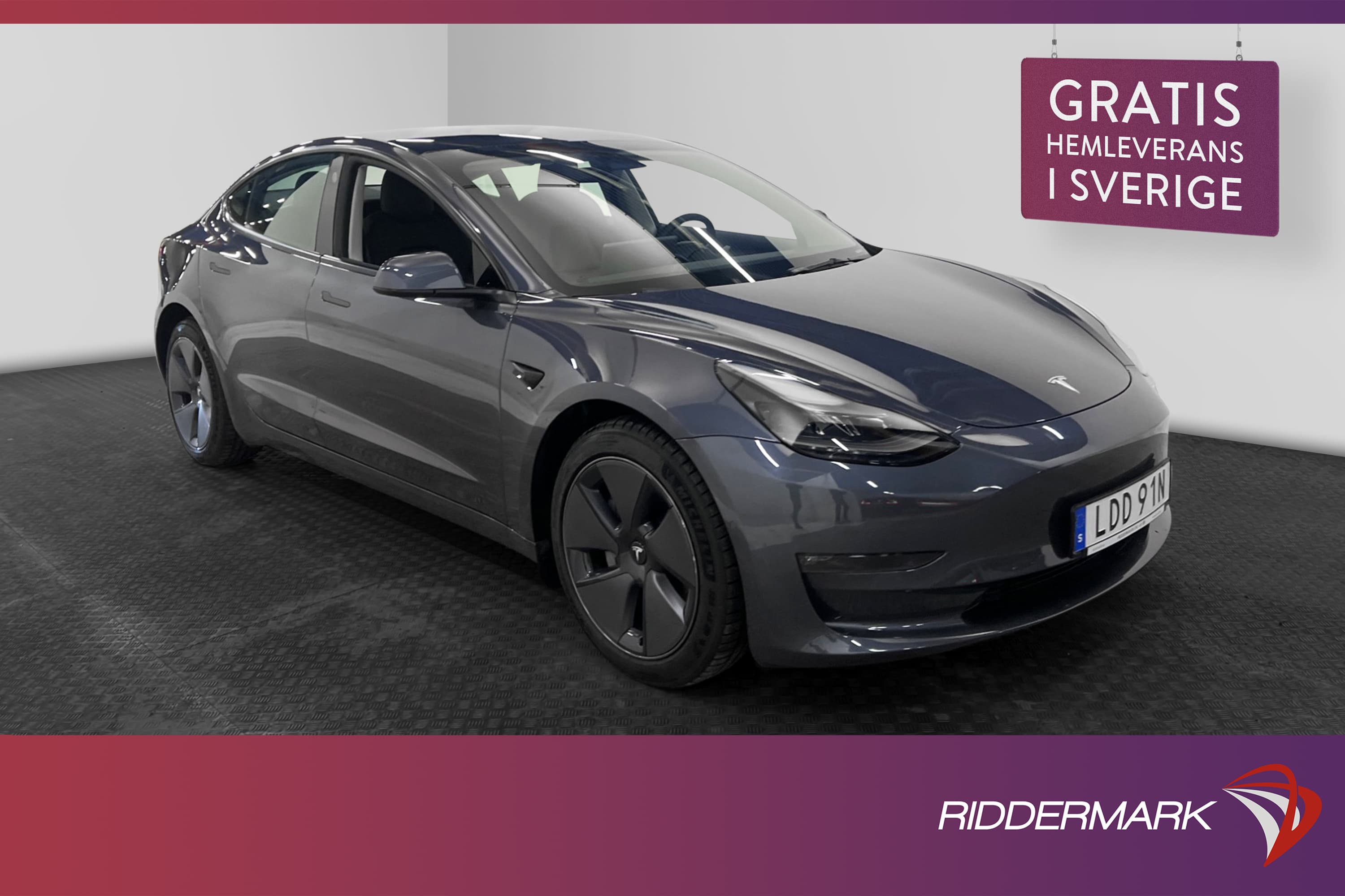 Tesla Model 3 Long Range AWD 440hk