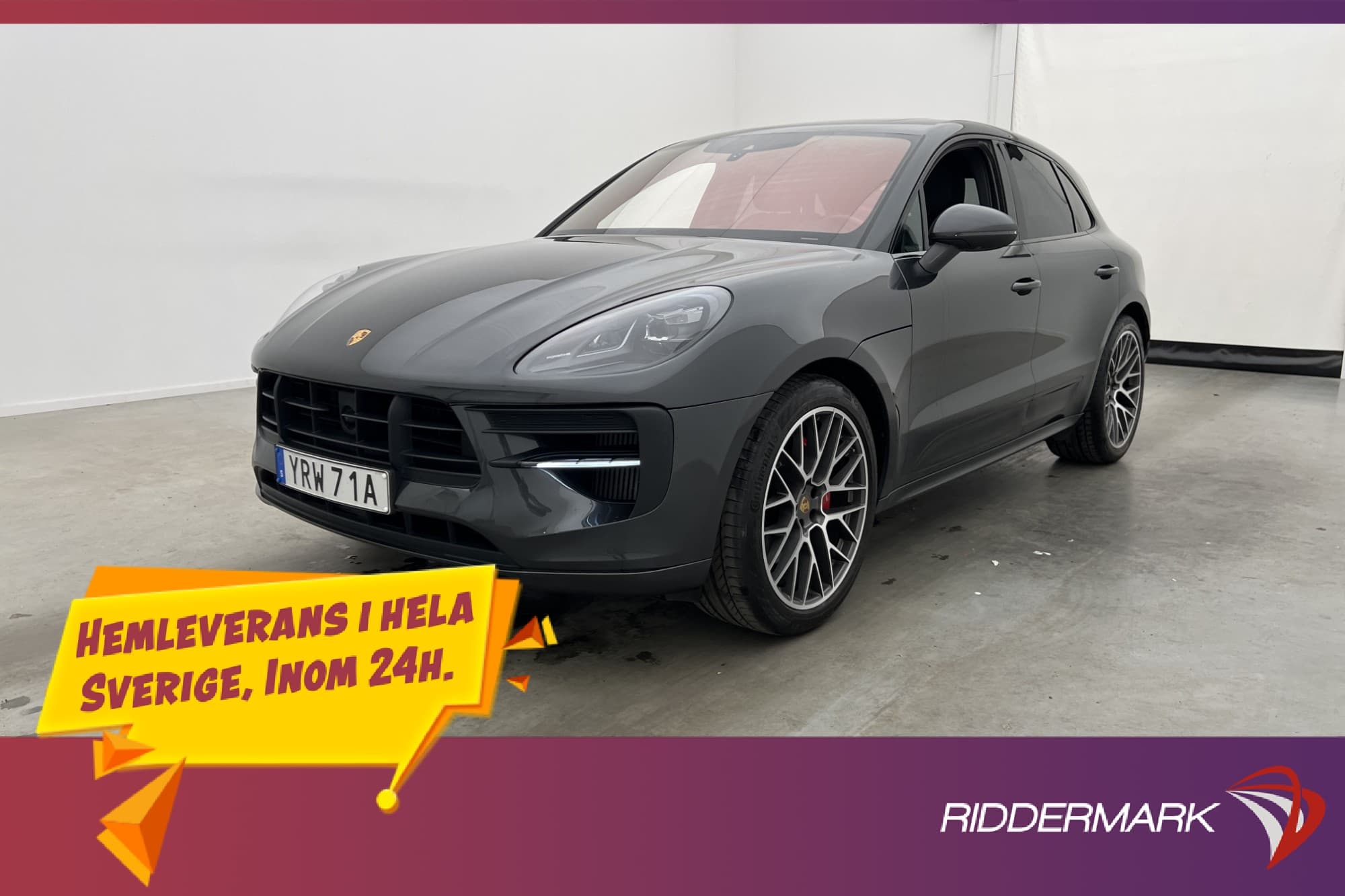 Porsche Macan GTS PDK 380hk Chrono Pano PASM BOSE 18-Vägs