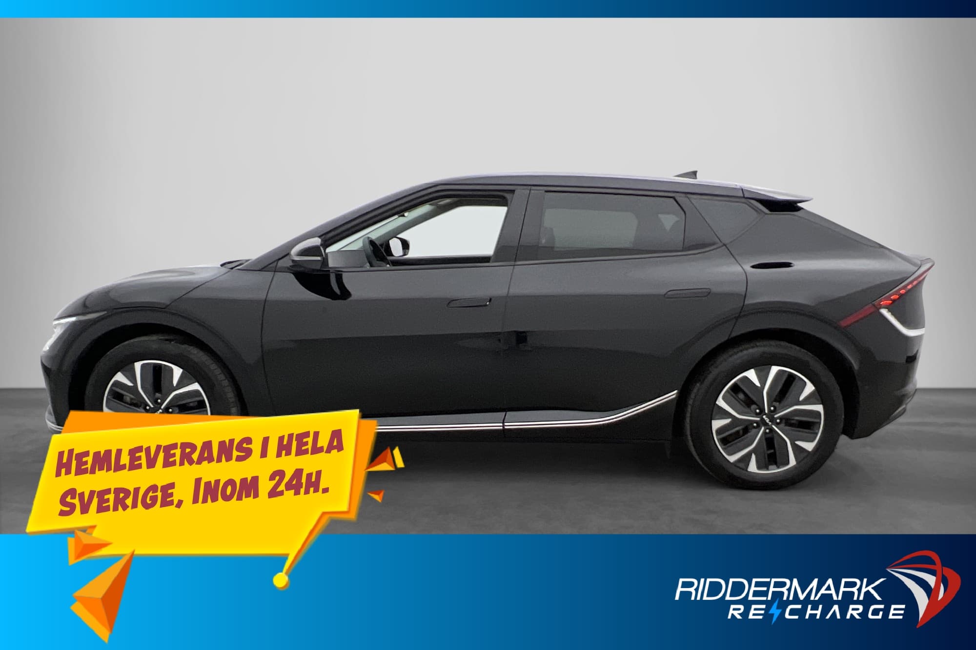 Kia EV6 77.4 kWh AWD 325hk PLUS Dragkrok 360° Skinn MOMS