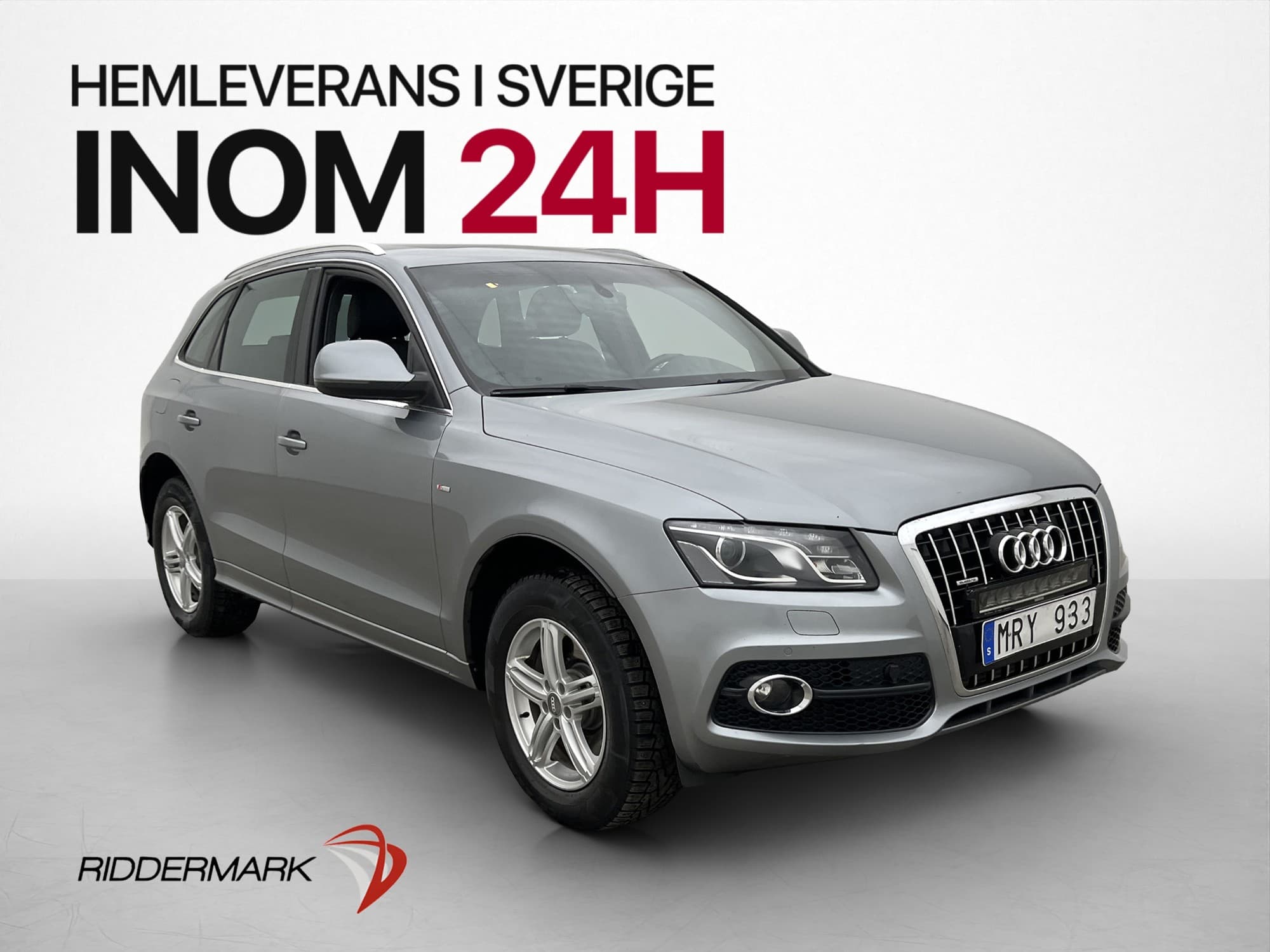 Audi Q5 3.0 TDI 239hk V6 Quattro S Line Värmare Pano Drag