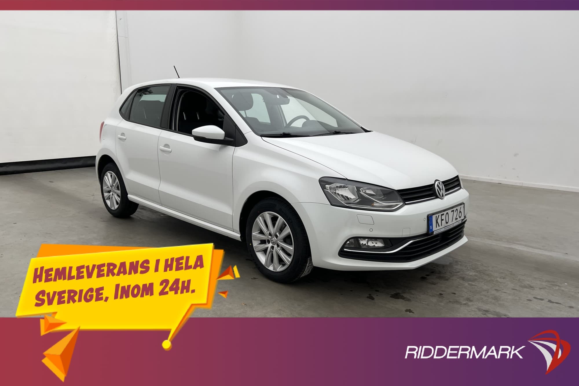 Volkswagen Polo 5-dörrar 1.2 TSI Base Park Pilot PDC