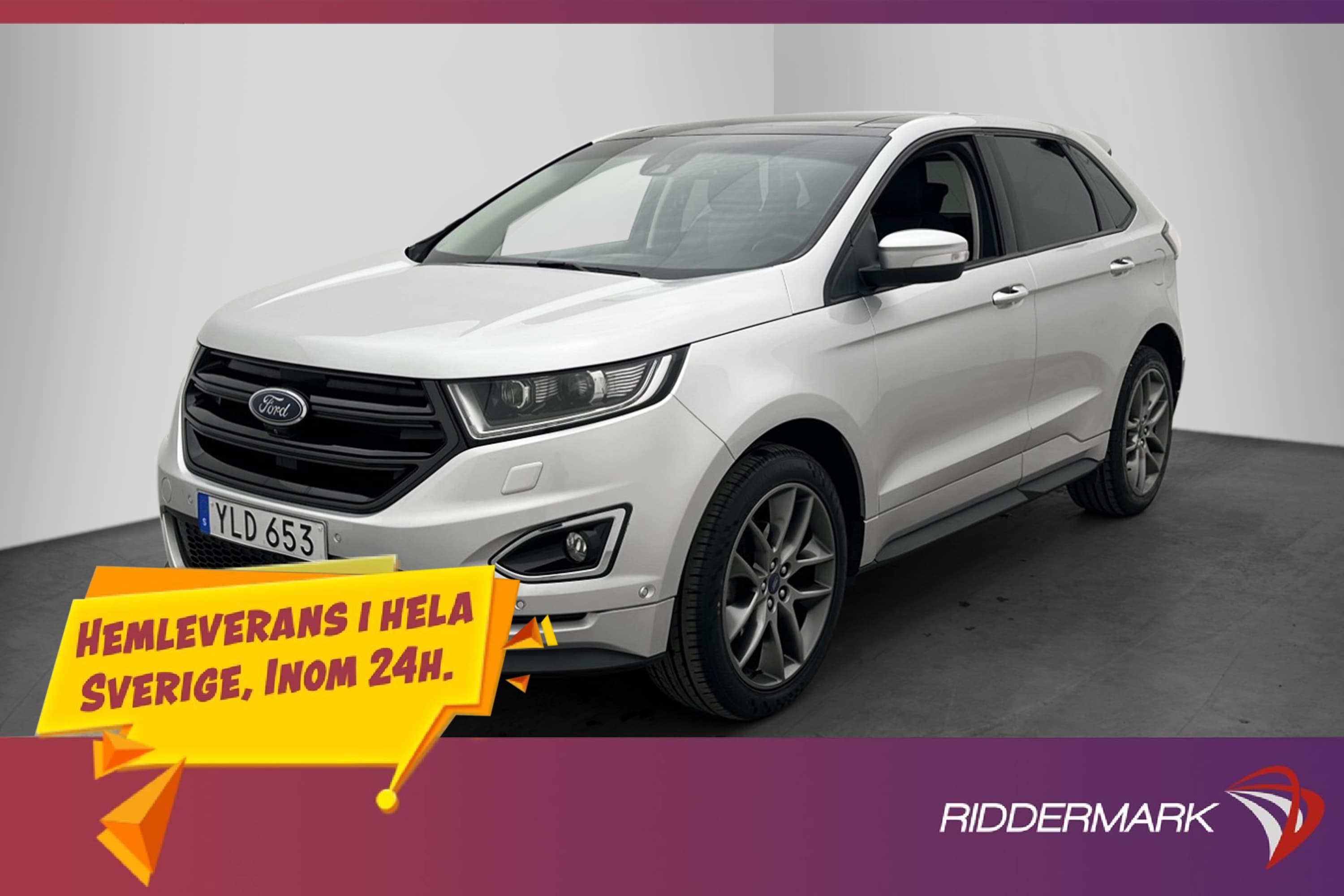 Ford Edge 2.0 210hk AWD  Sport Panorama Dragkrok Kamera Navi