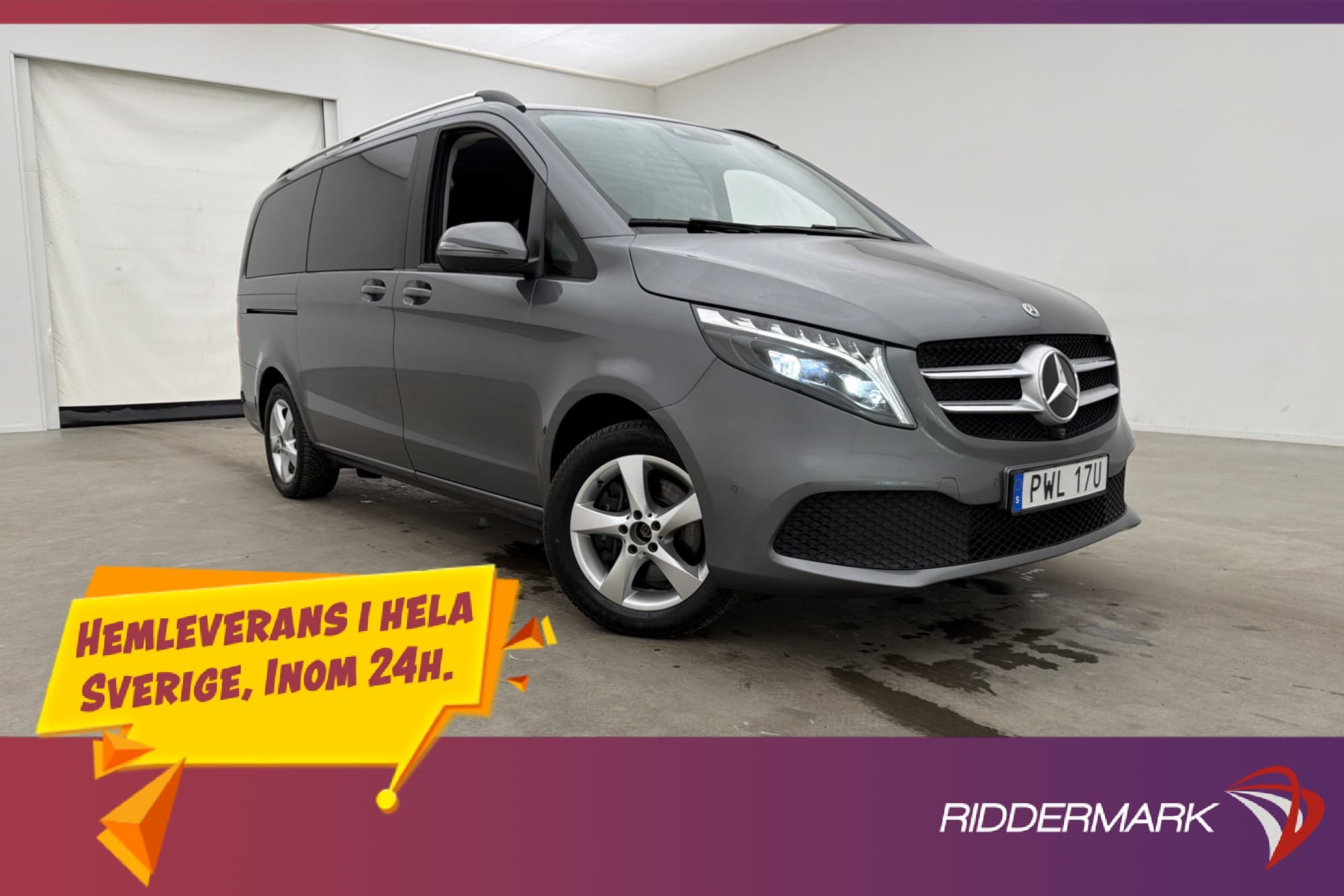 Mercedes-Benz V 250 d 4MATIC Värmare Dragkrok 360° Moms 