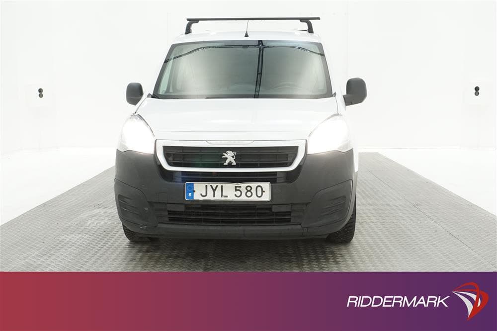 Peugeot Partner 1.6HDI Automat Eu6 100hk Lång PDC Dragkrok